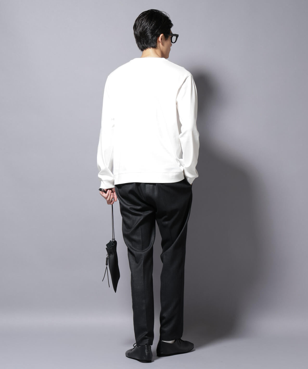 FORMAL JERSEY」 クルーネックカットソー長袖 | NANO universe