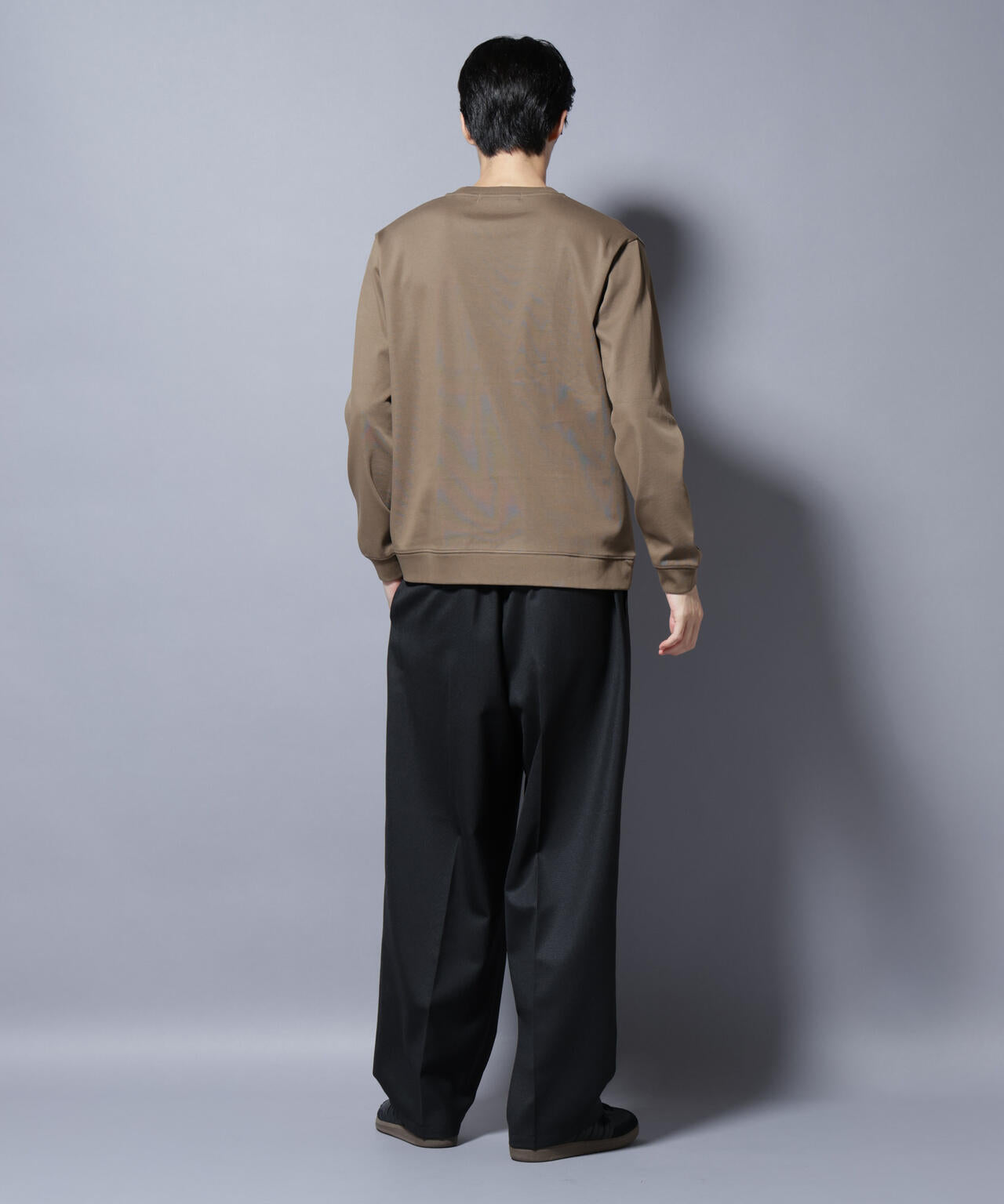 FORMAL JERSEY」 クルーネックカットソー長袖 | NANO universe（ナノ