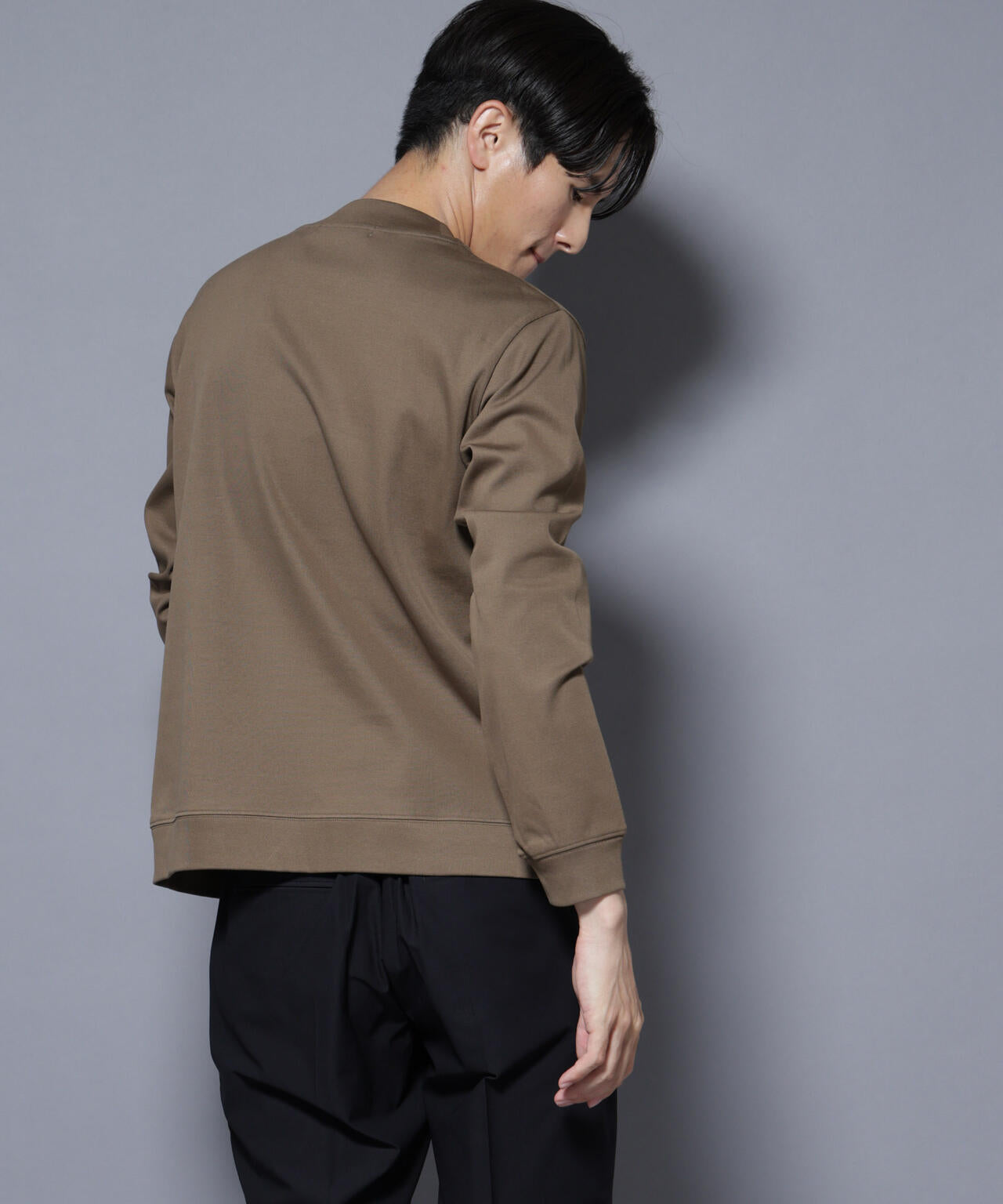 FORMAL JERSEY」モックネックカットソー長袖 | NANO universe（ナノ