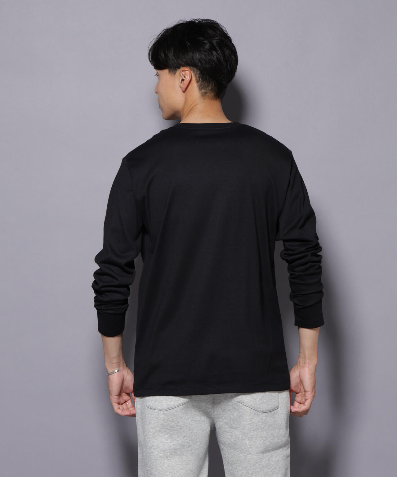 Anti Soaked(R)汗染み防止 クルーネックTシャツ 長袖