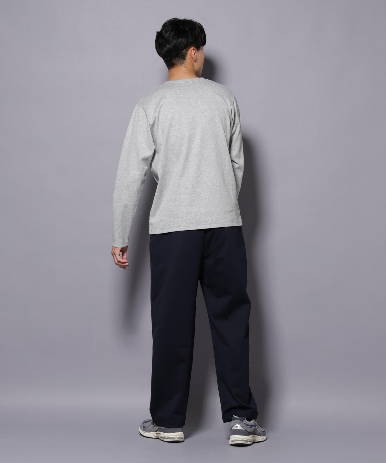 Anti Soaked(R)汗染み防止 クルーネックTシャツ 長袖