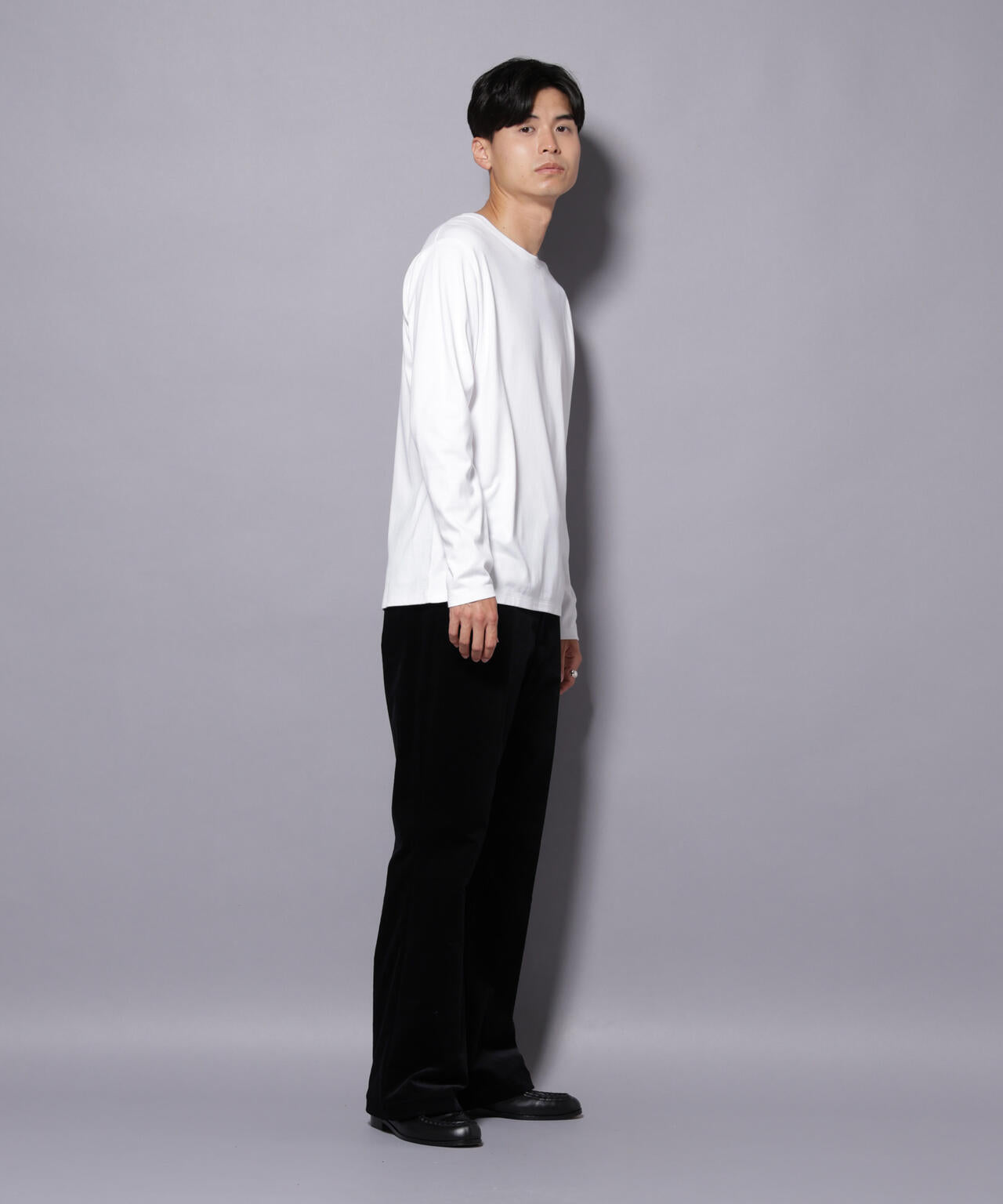 Anti Soaked(R)汗染み防止 クルーネックTシャツ 長袖