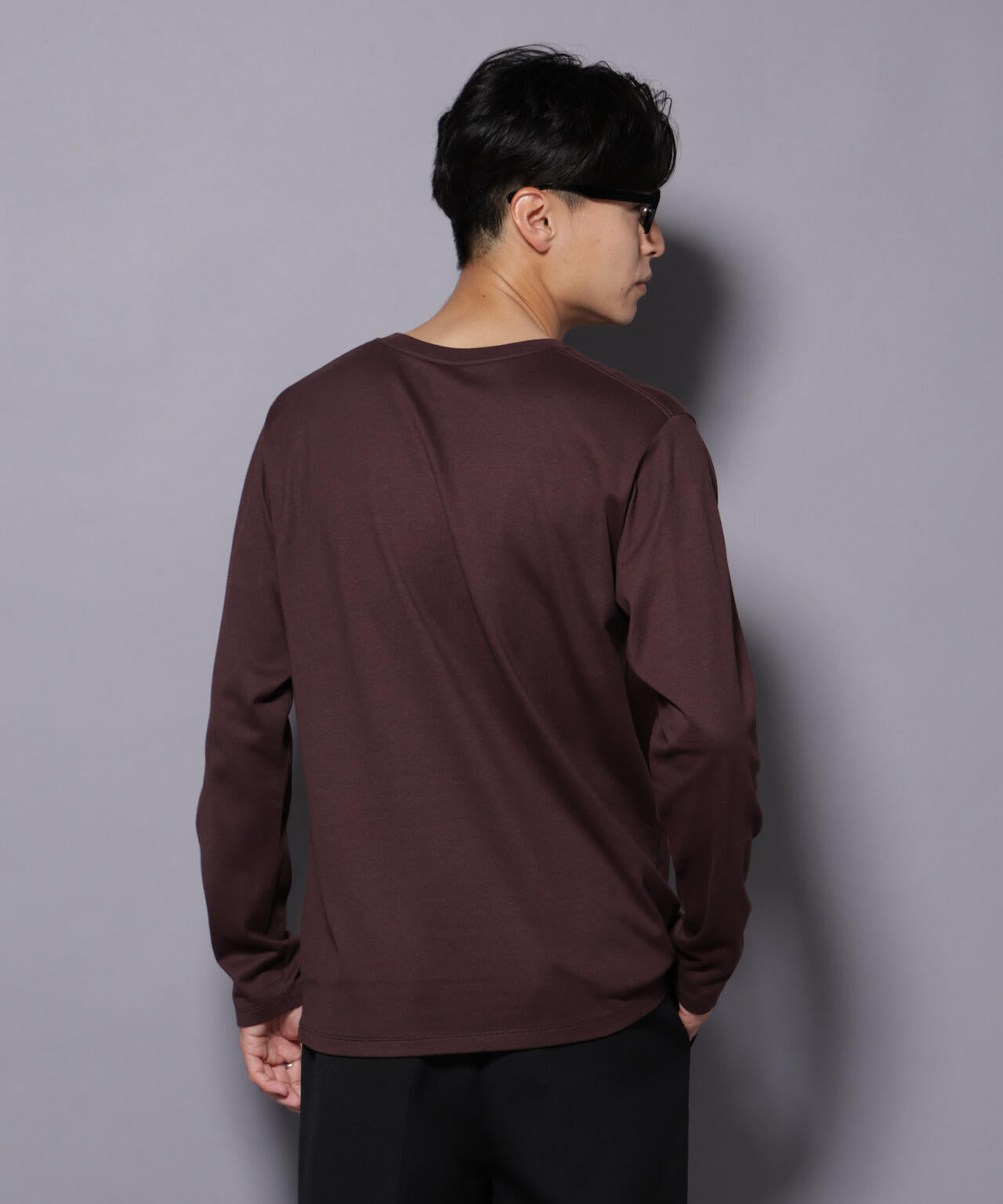 Anti Soaked(R)汗染み防止 クルーネックTシャツ 長袖