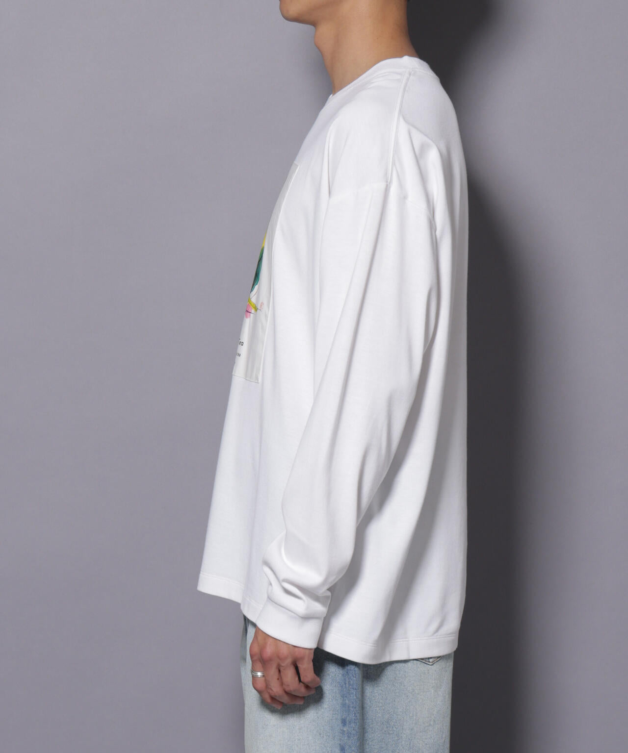 Anti Soaked(R)×SUNCHAIポートレート汗染み防止 Ｔシャツ長袖