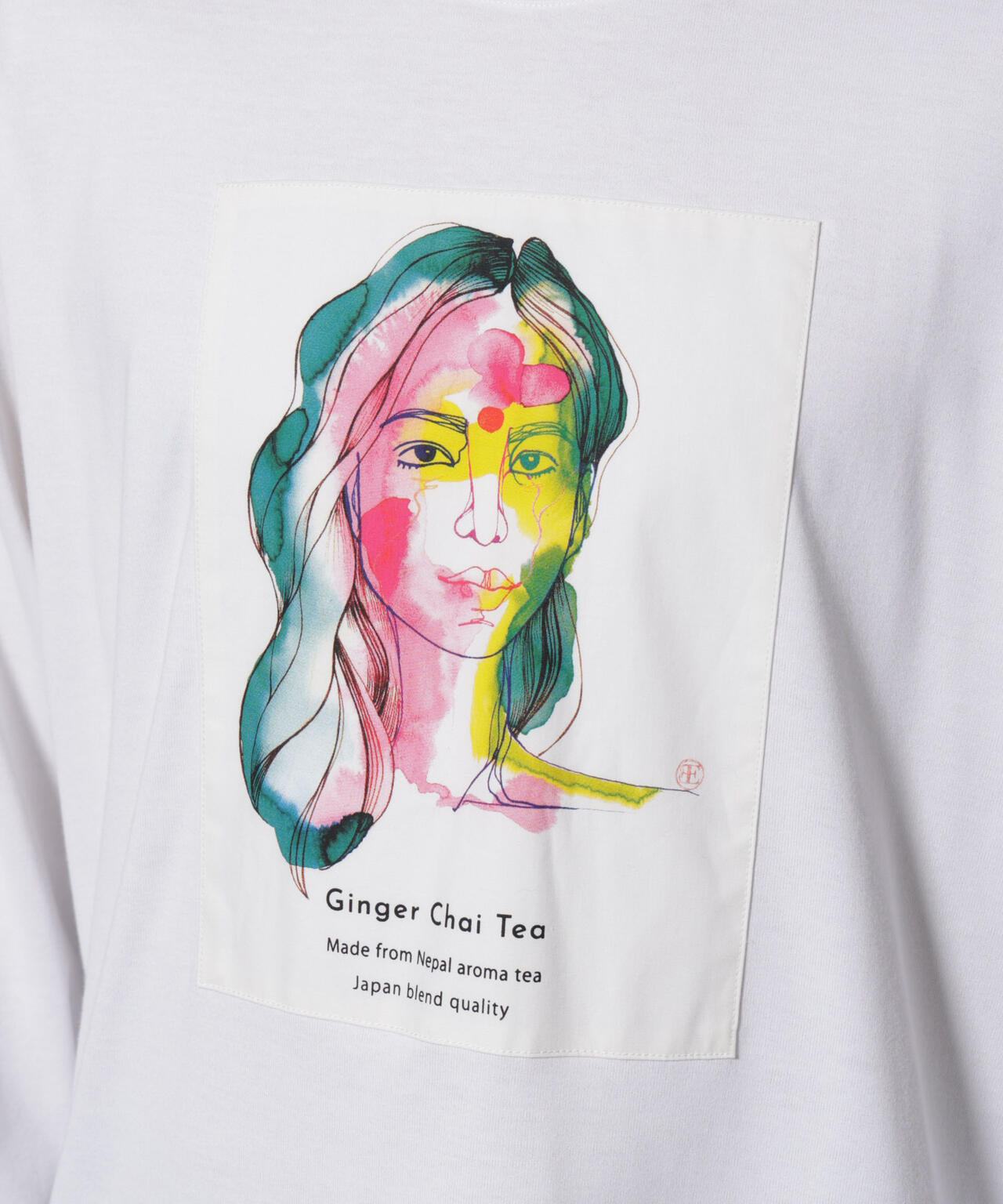 Anti Soaked(R)×SUNCHAIポートレート汗染み防止 Ｔシャツ長袖