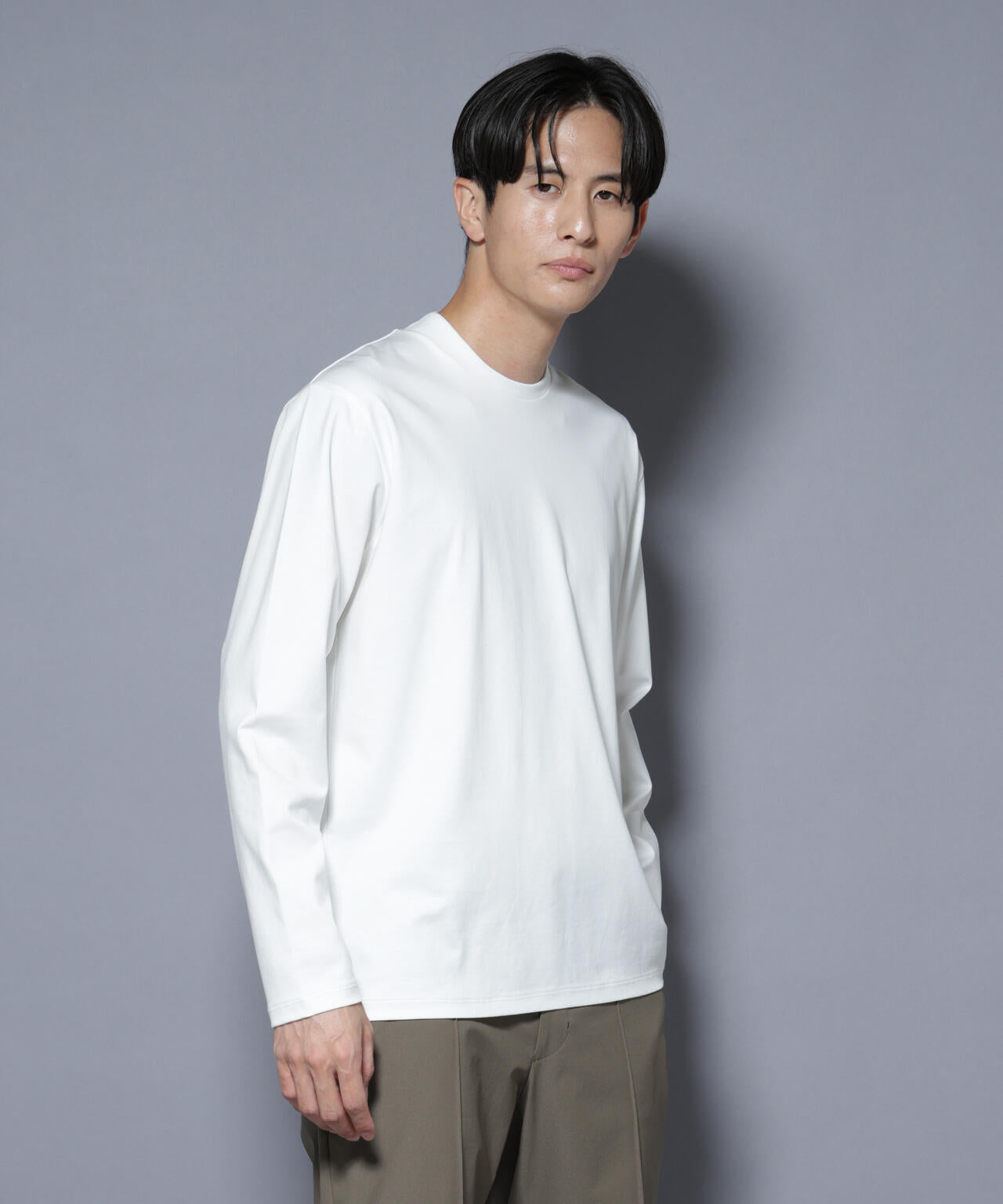 ジャケT(R) プレミアム クルーネック 長袖 | NANO universe（ナノ