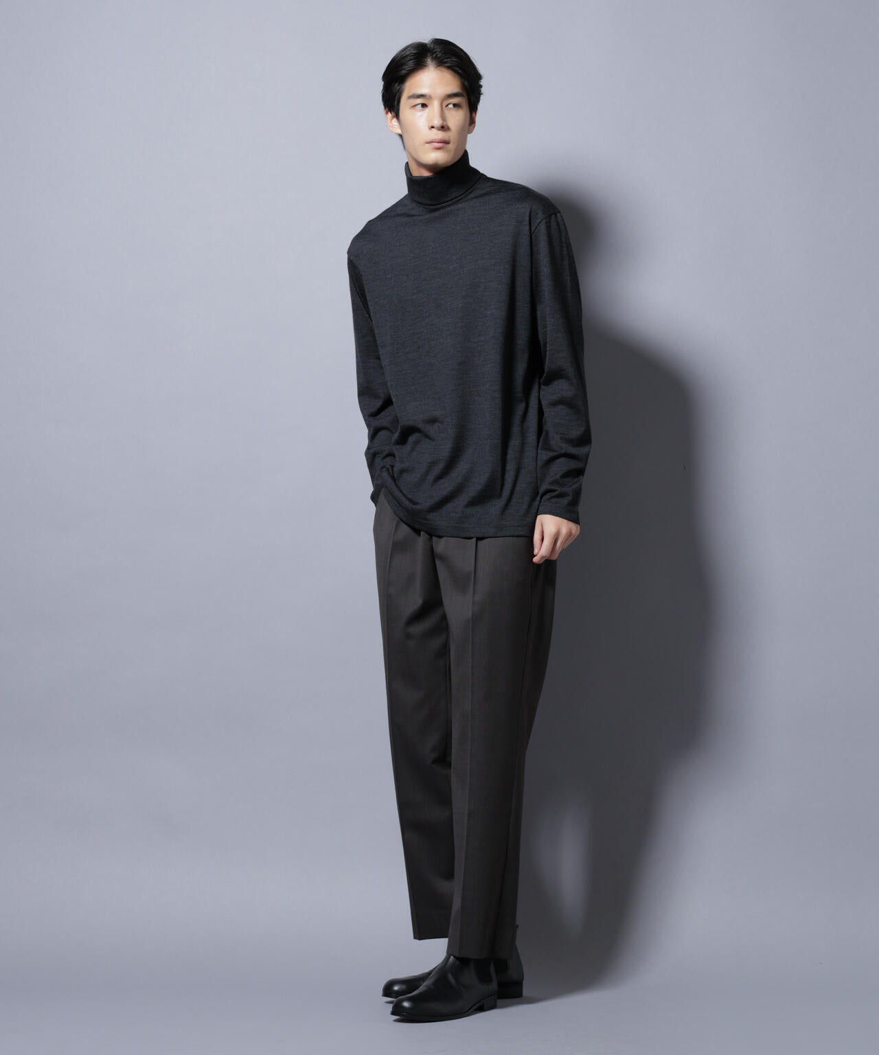 MIYATA×NANO JAPAN MADE 100%WOOL タートルネック
