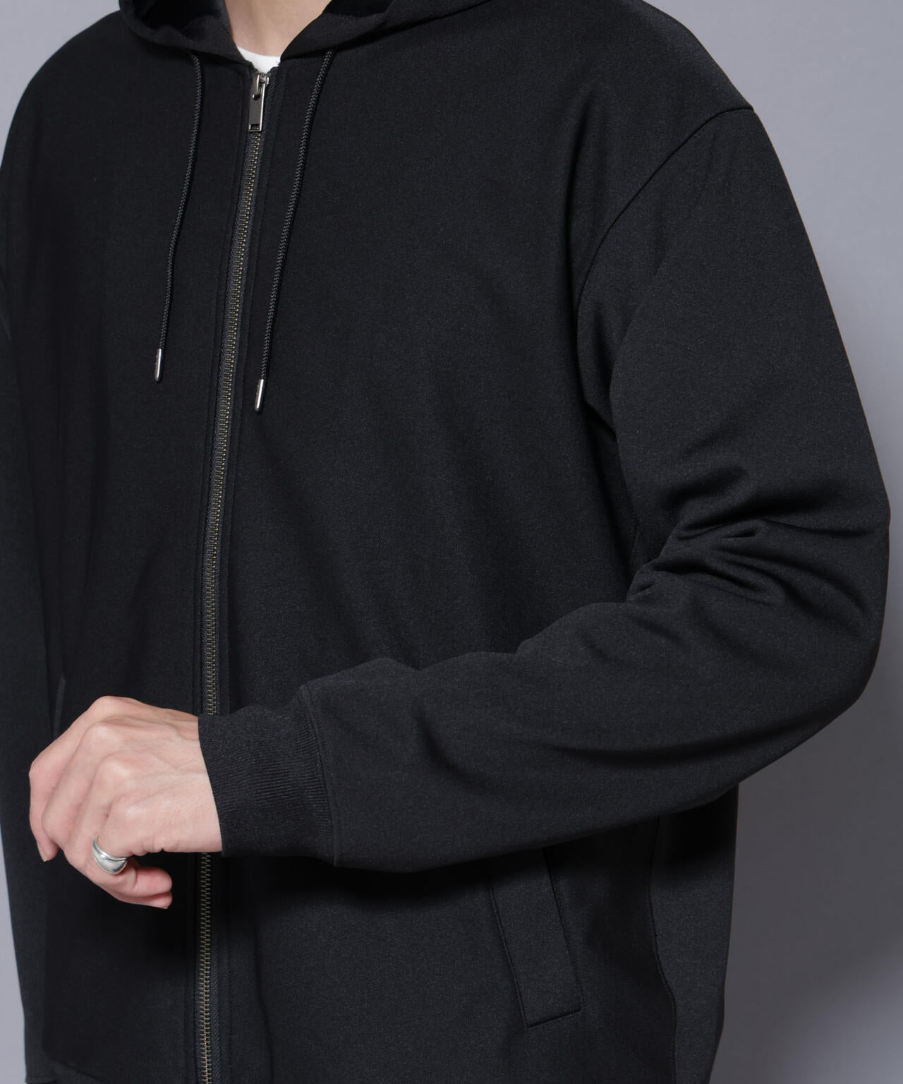 MC｣coveross(R) フリースボンディングジップアップパーカー | NANO