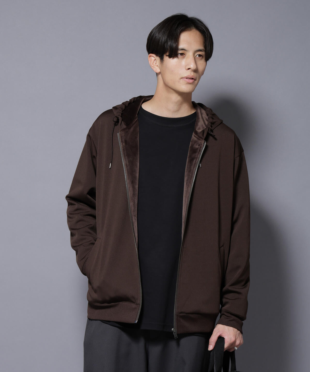 MC｣coveross(R) フリースボンディングジップアップパーカー | NANO