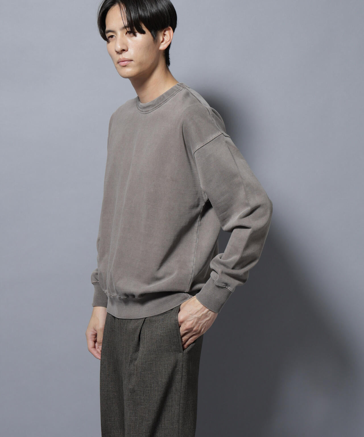 ヴィンテージライク クルーネックスウェット | NANO universe（ナノ