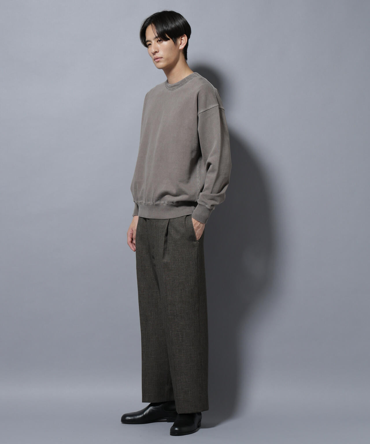 ヴィンテージライク クルーネックスウェット | NANO universe（ナノ