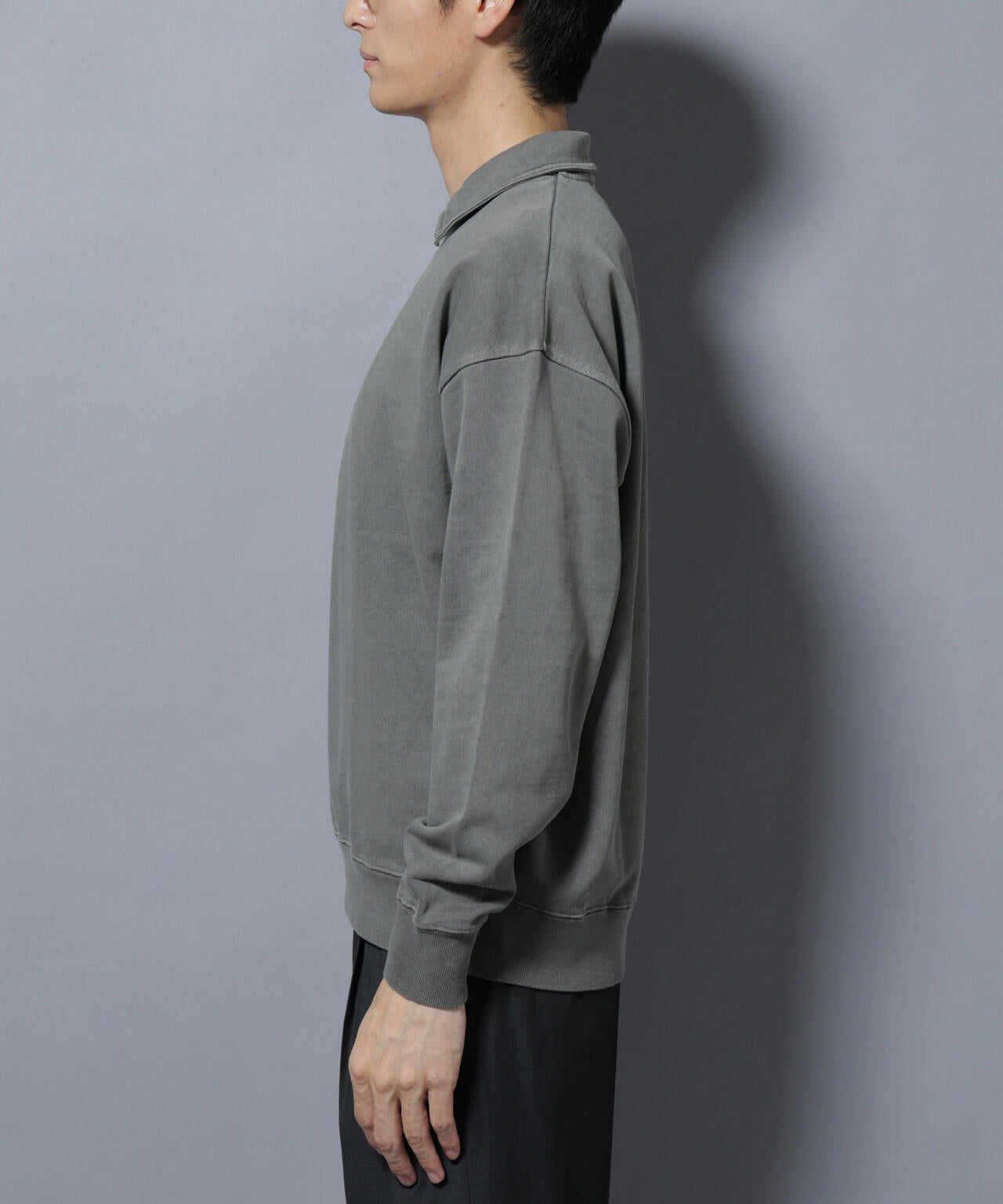 ヴィンテージライク ハーフZIPスウェット