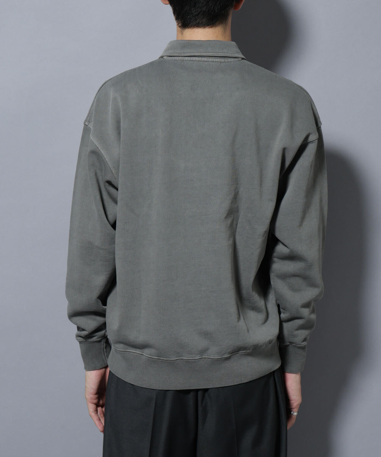 ヴィンテージライク ハーフZIPスウェット