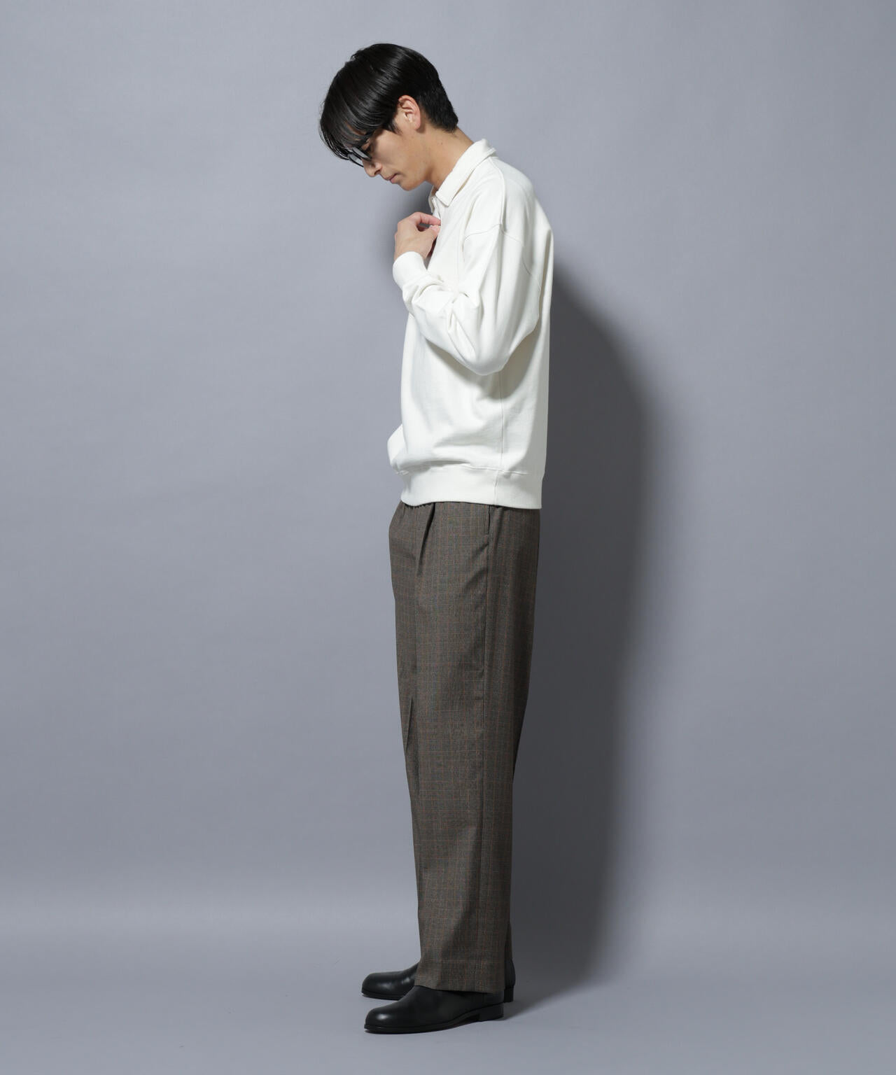 ヴィンテージライク ハーフZIPスウェット