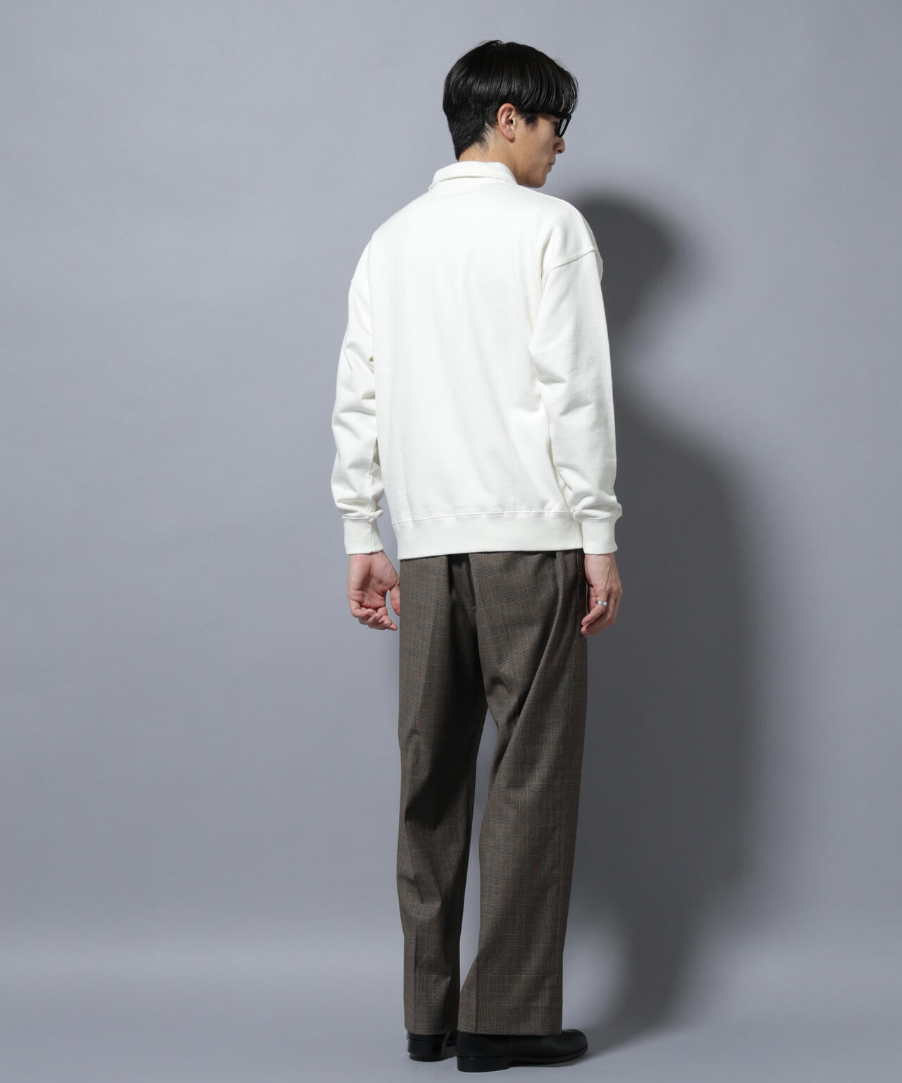 ヴィンテージライク ハーフZIPスウェット