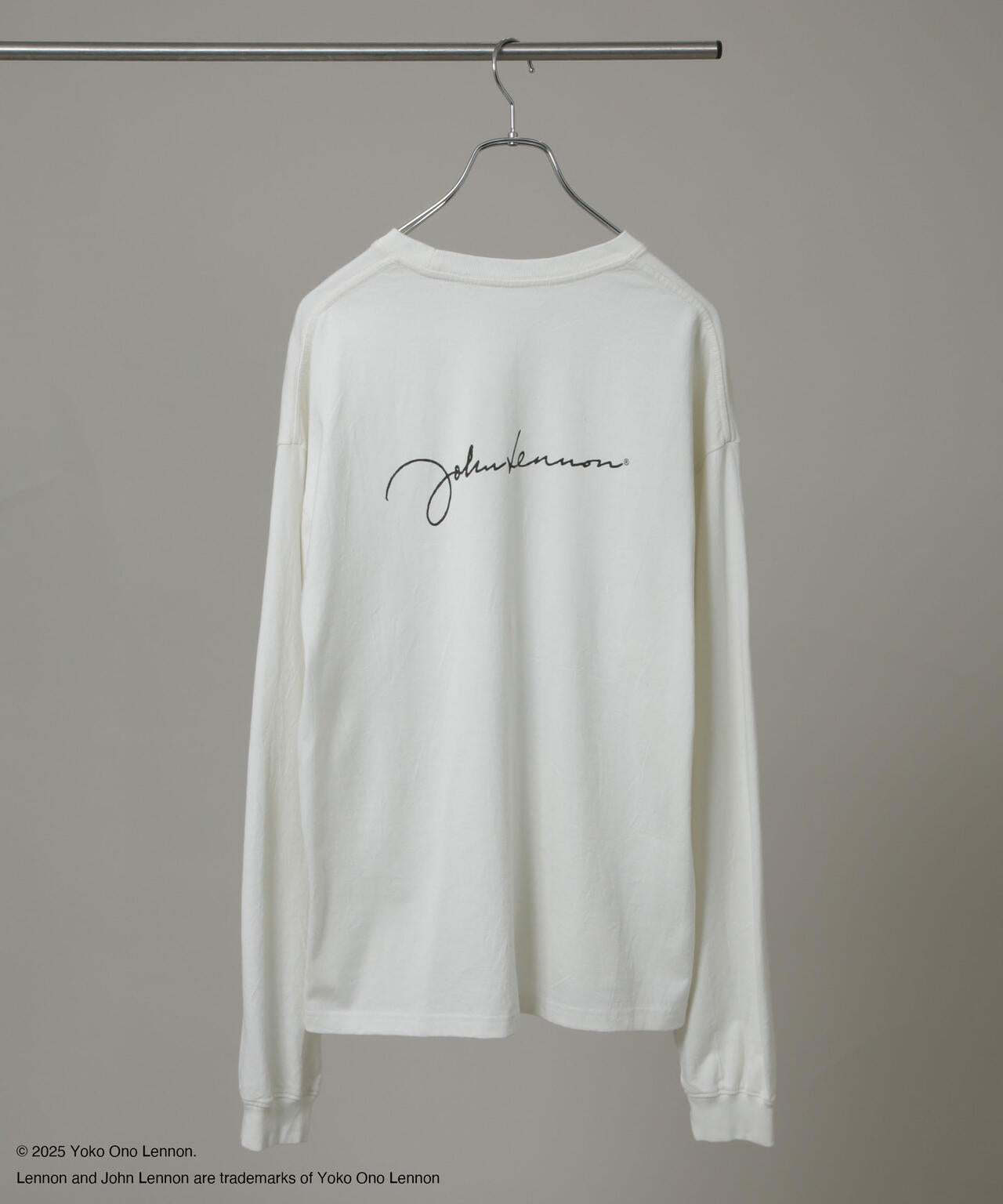 HOTEL PALACE」John Lennon ピグメントL/S TEE | NANO universe（ナノ