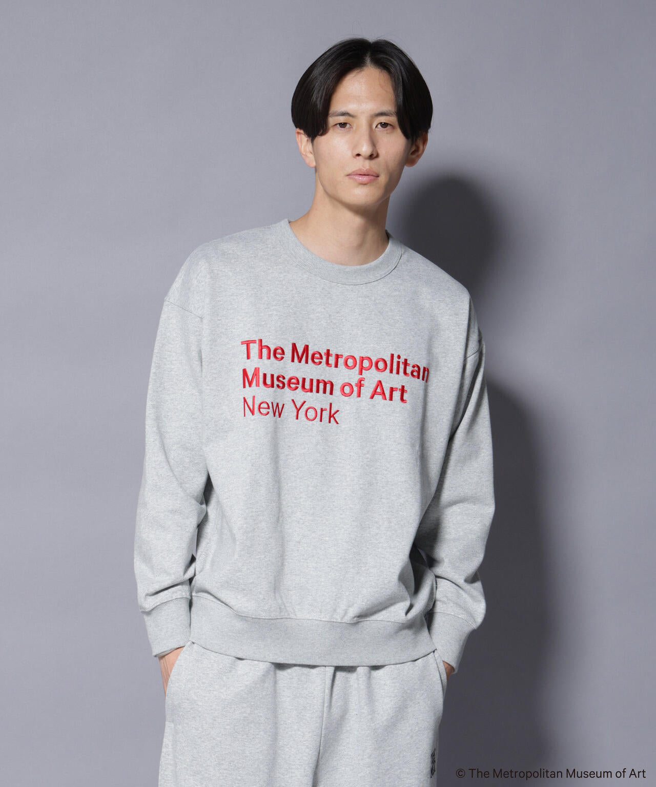 The Met」 リーガルネーム刺繍 スウェット | NANO universe（ナノ