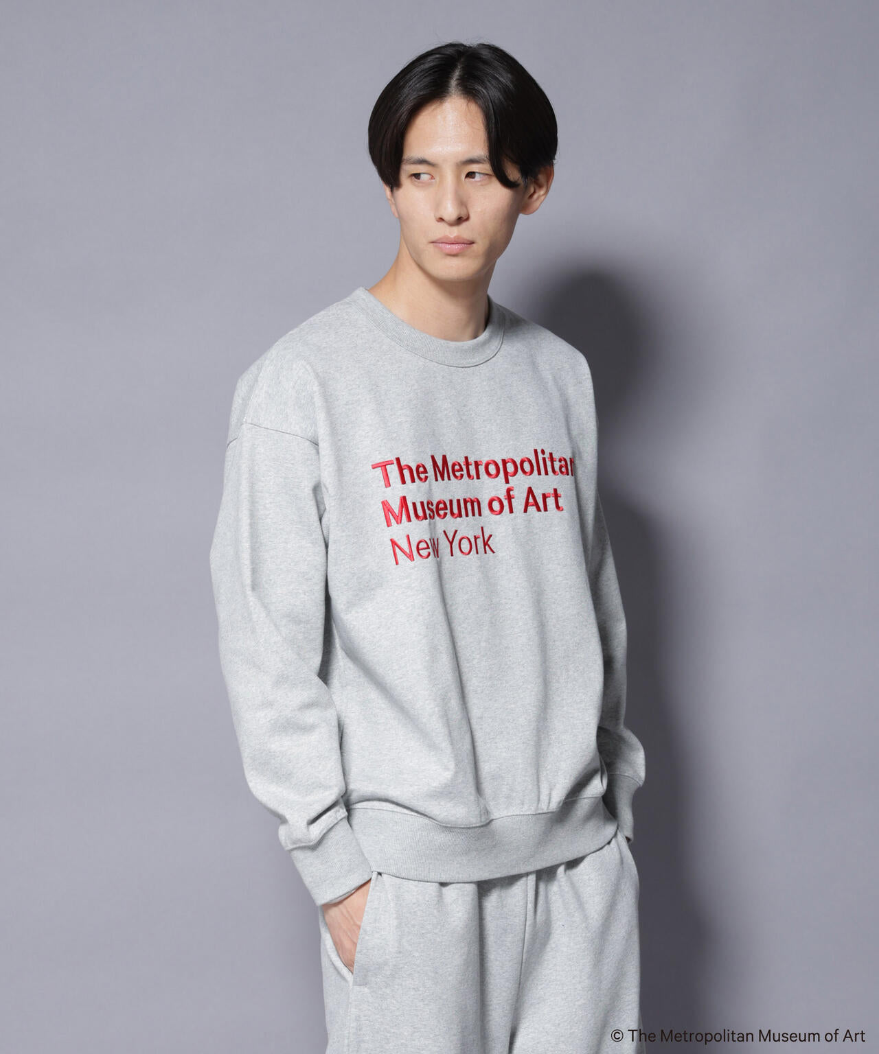 The Met」 リーガルネーム刺繍 スウェット | NANO universe（ナノ