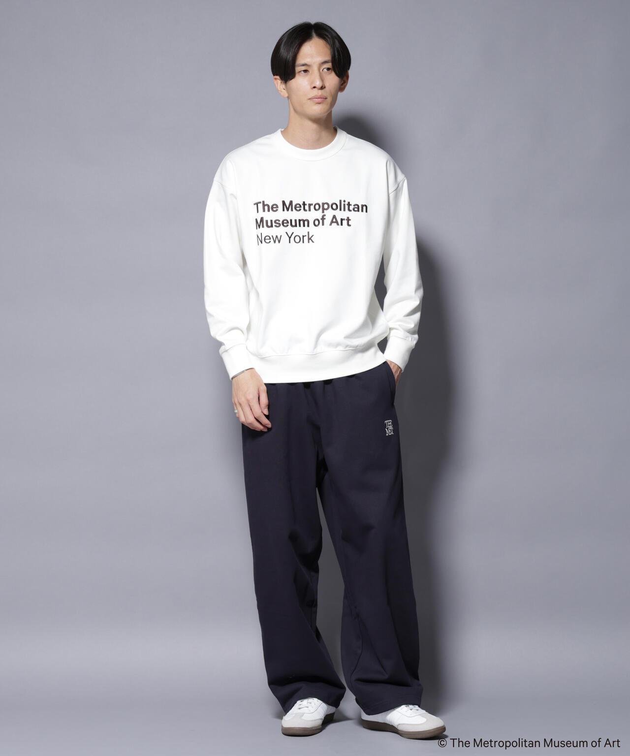 The Met」 リーガルネーム刺繍 スウェット | NANO universe（ナノ