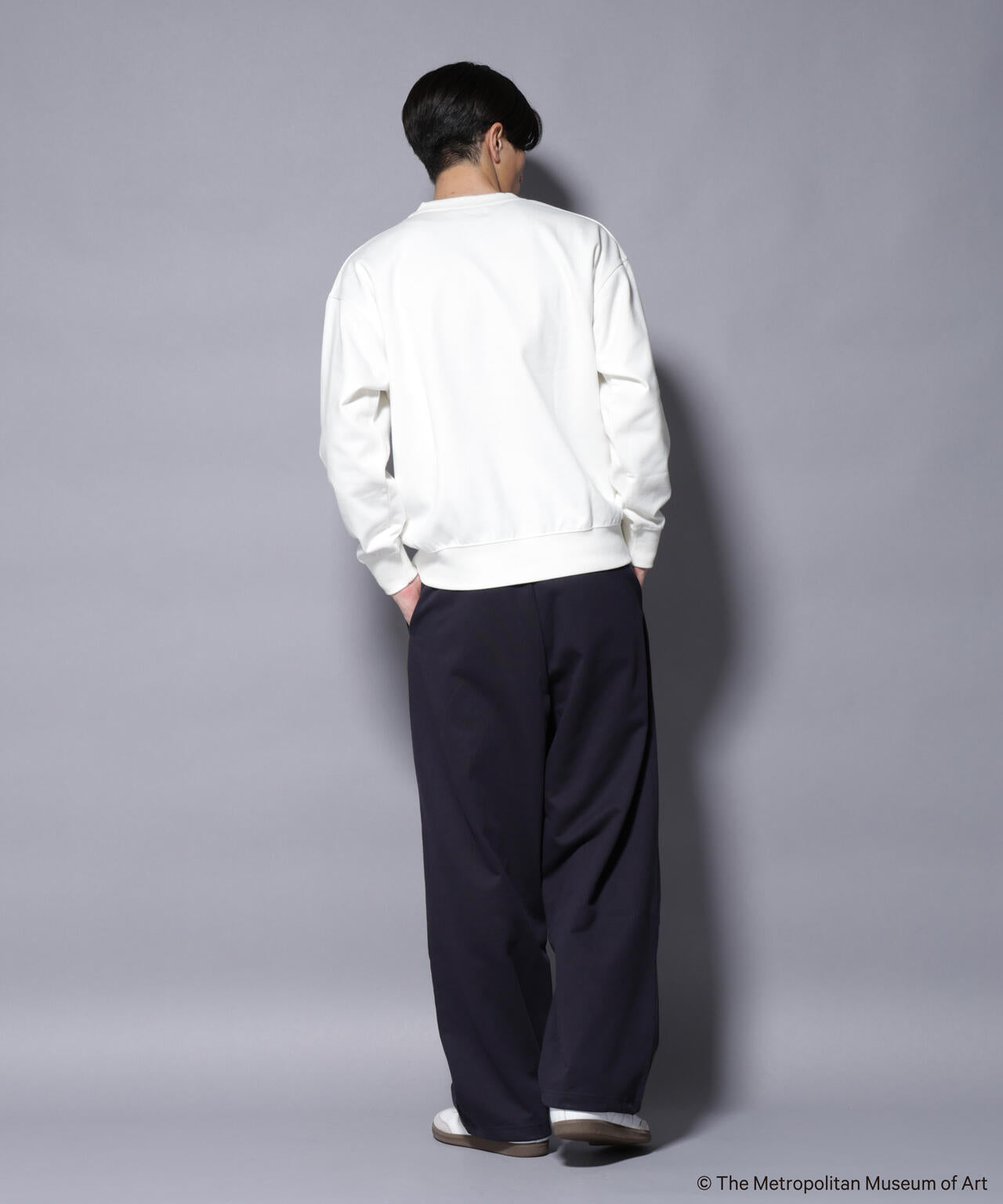 The Met」 リーガルネーム刺繍 スウェット | NANO universe（ナノ