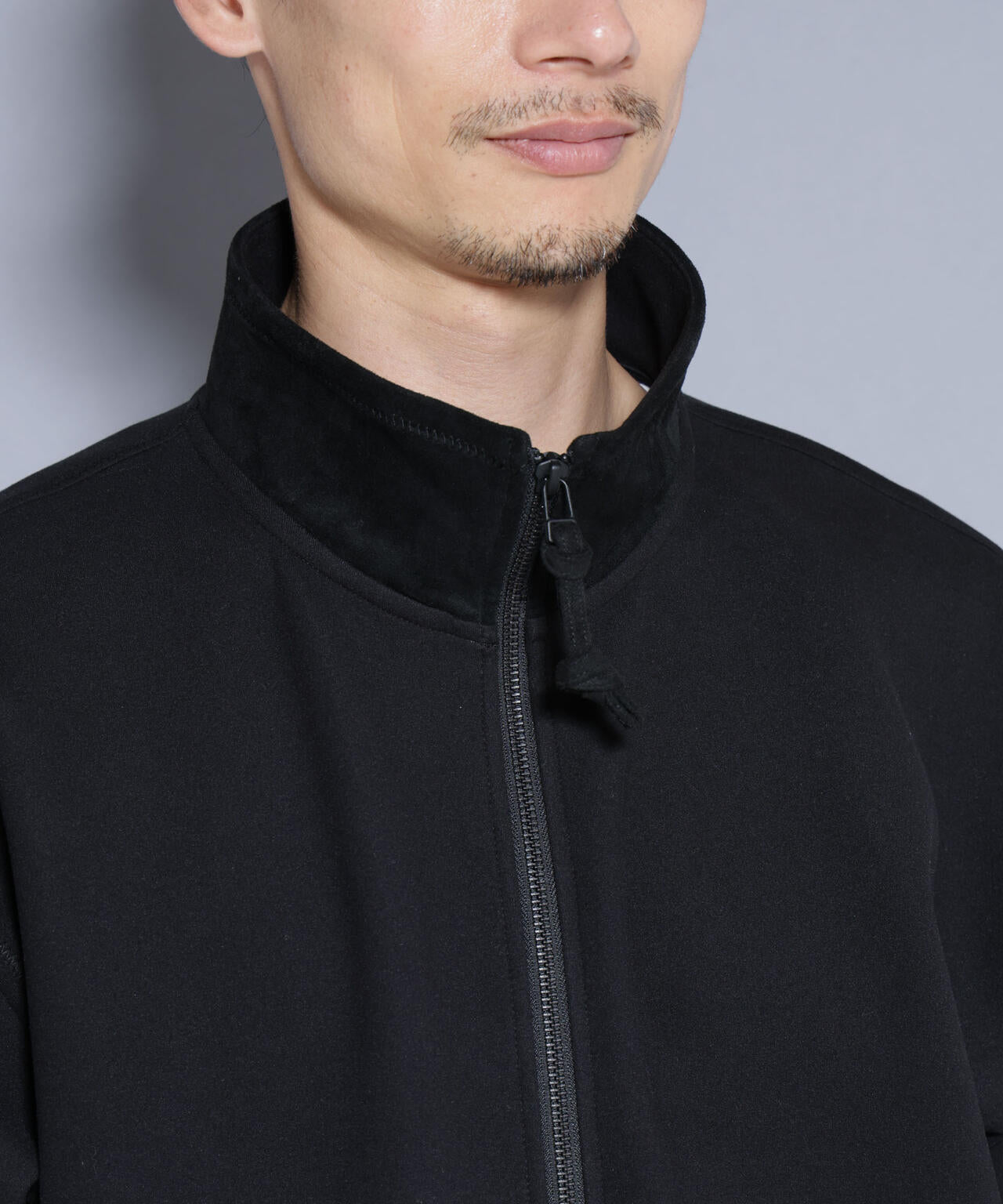 スーパーストレッチブラッシュドポンチブルゾン