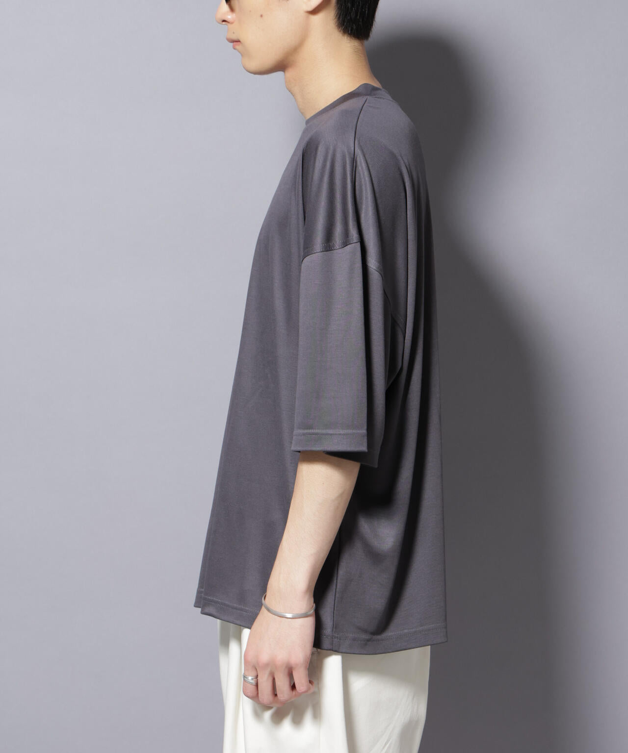 MIYATA×NANO JAPAN MADE キュプラ混 Tシャツ