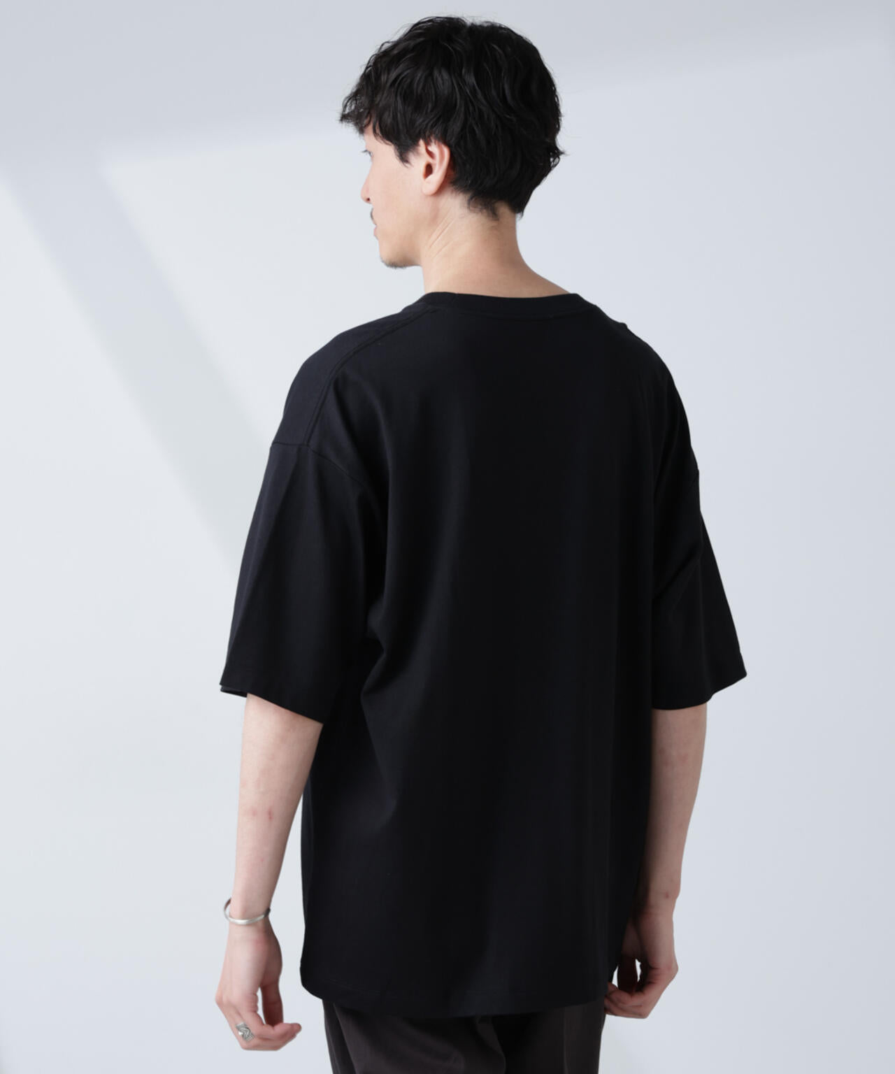 WEB限定/Anti Soaked(R) 汗染み防止 クルーネック ビッグシルエットT