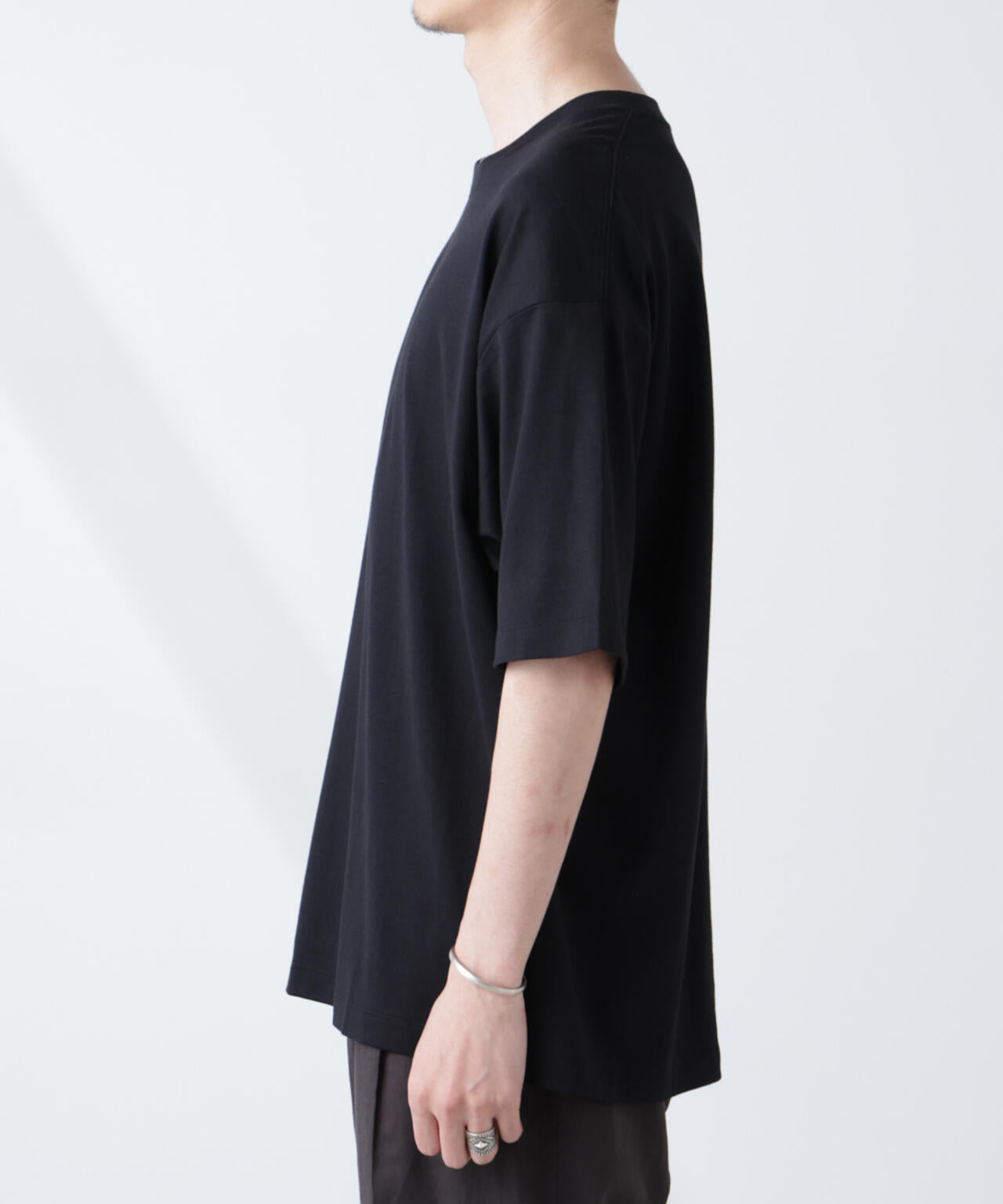 WEB限定/Anti Soaked(R) 汗染み防止 クルーネック ビッグシルエットT