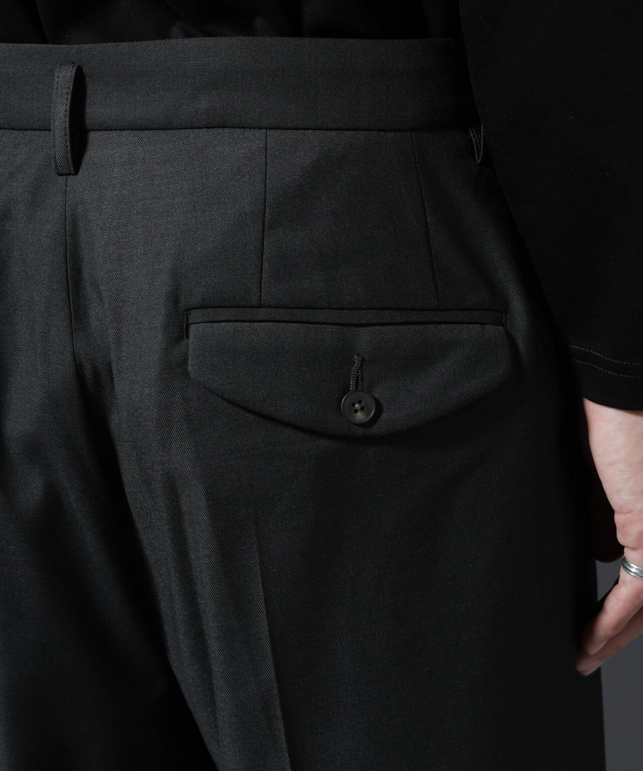 DELEGANTEエアリーサキソニー/CHK/ST ストレートFITパンツ(セットアップ可)