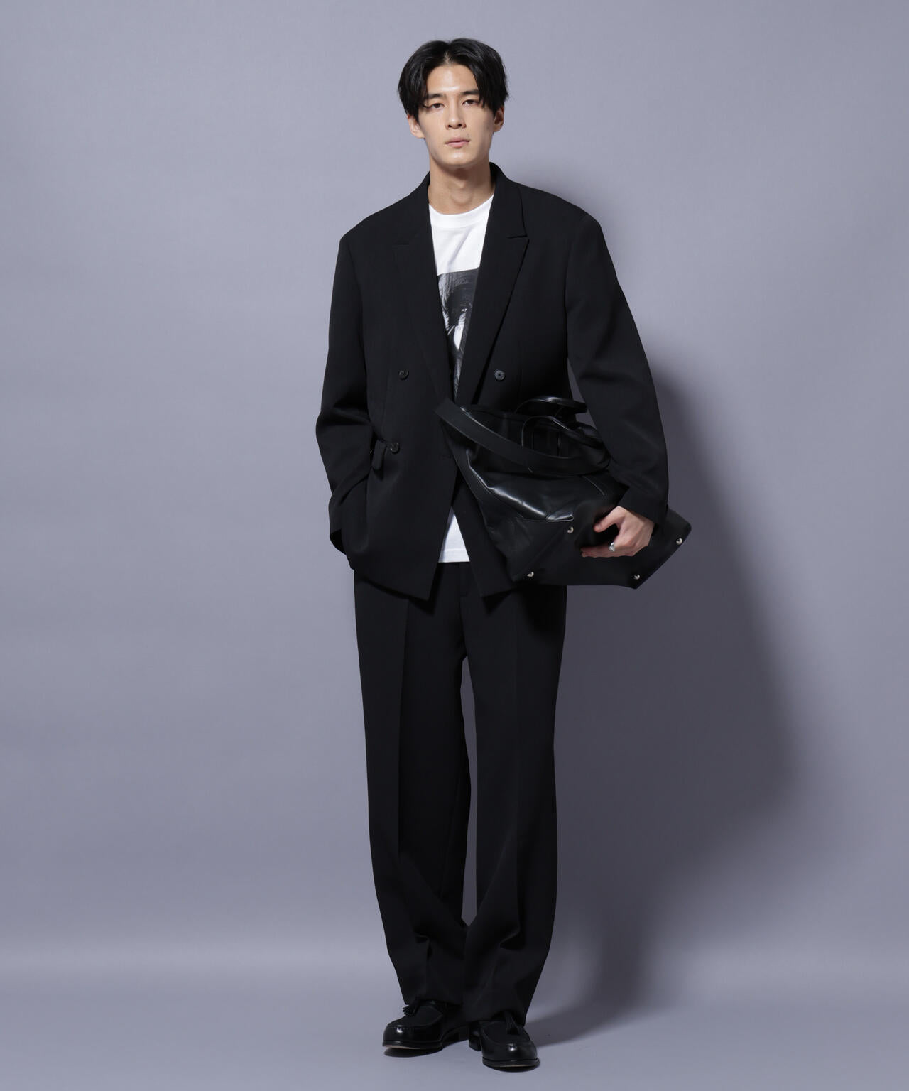 Reflax(R) ダブルクロスウェザーストレートパンツ(セットアップ可)