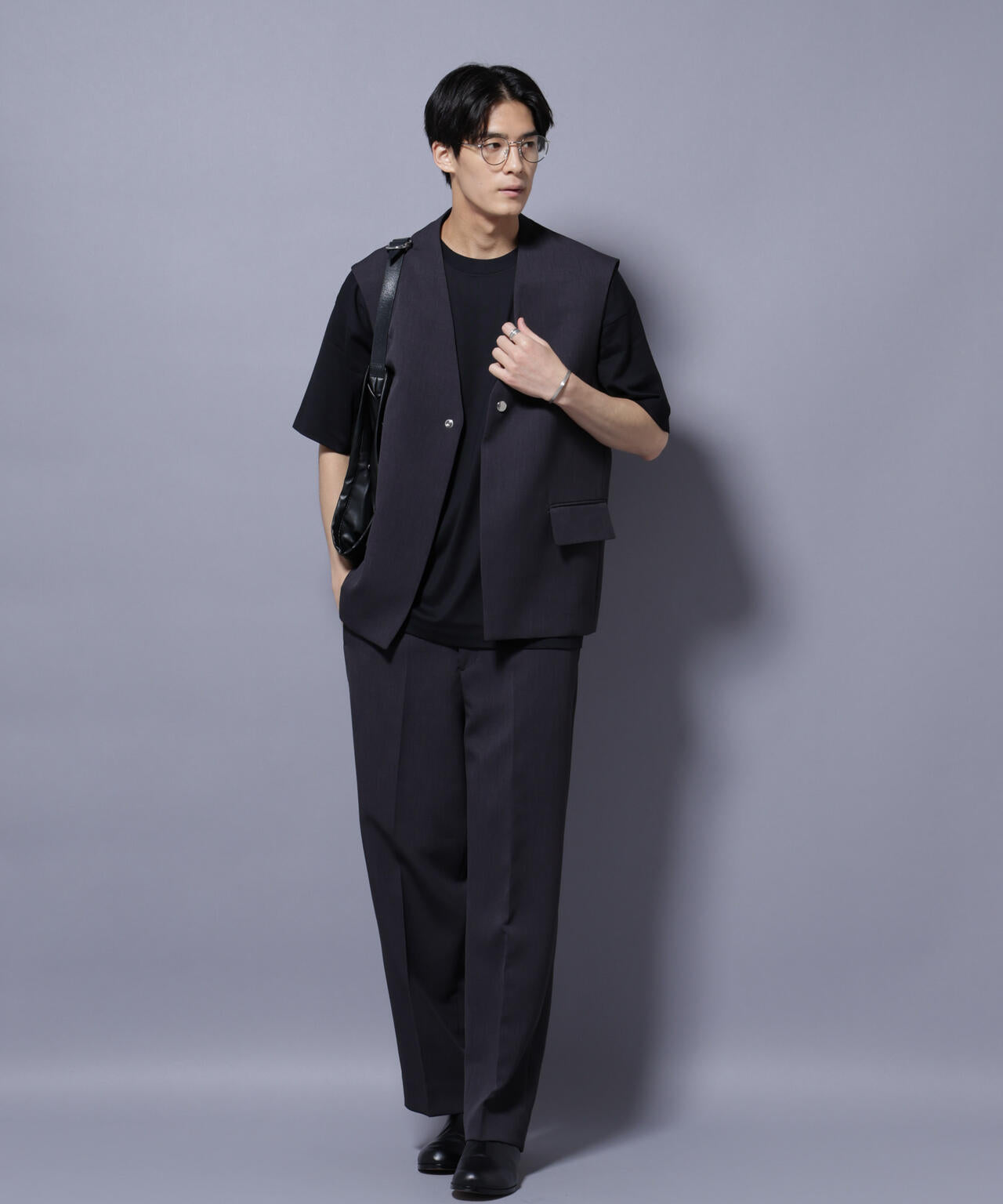 Reflax(R) ダブルクロスウェザーストレートパンツ(セットアップ可)