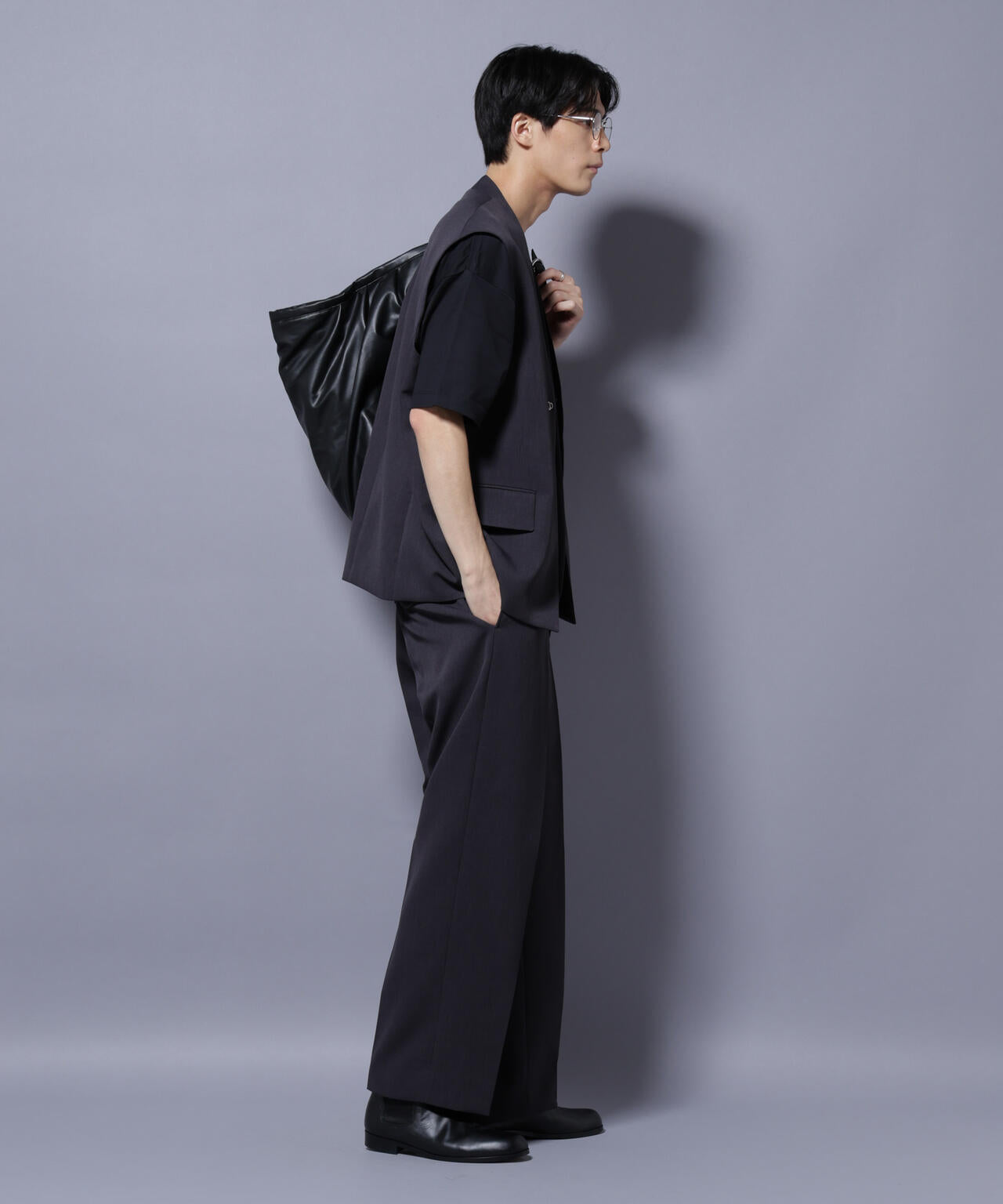 Reflax(R) ダブルクロスウェザーストレートパンツ(セットアップ可)