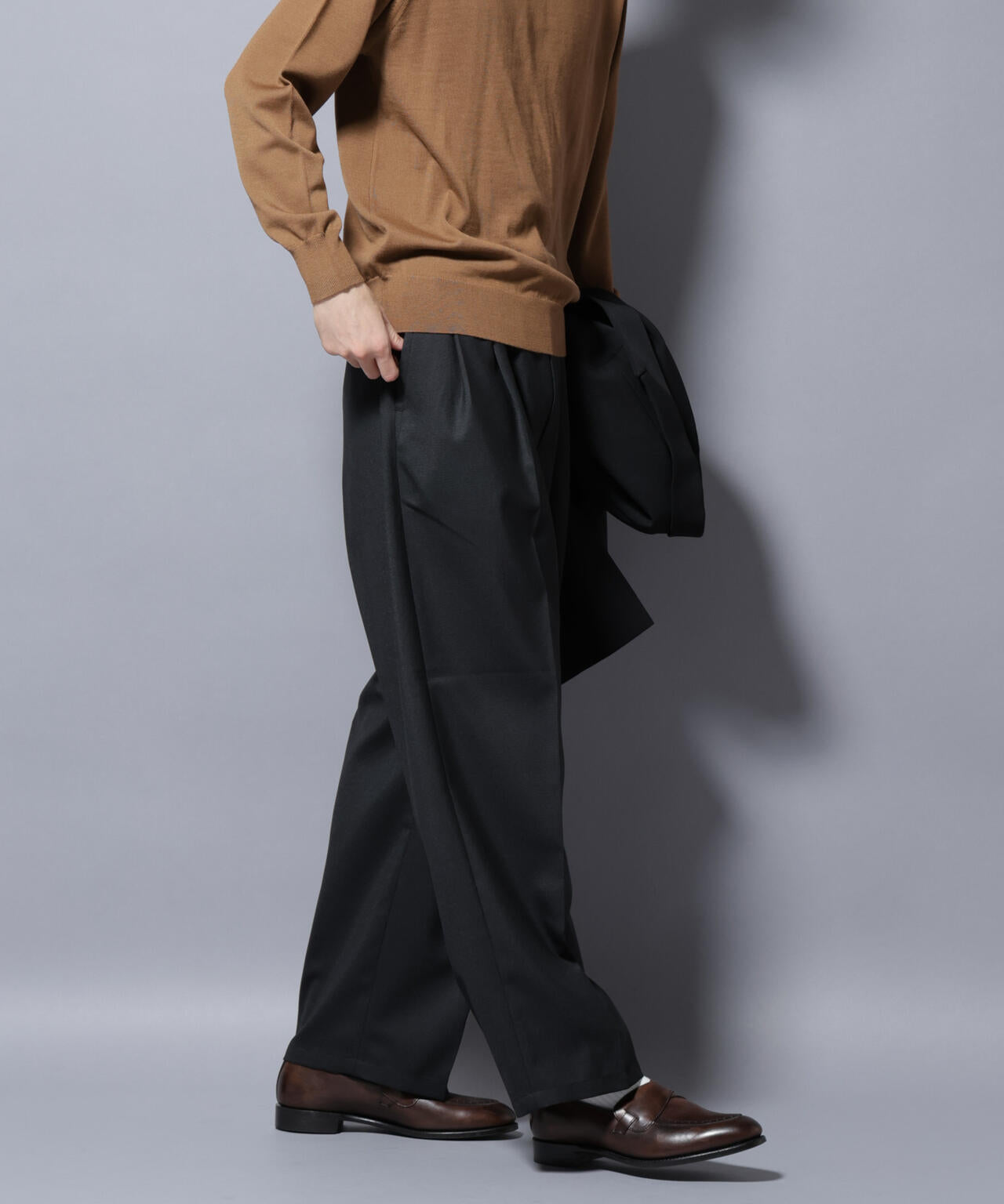 大人のワイドパンツ」ドライギャバワイドイージースラックス | NANO