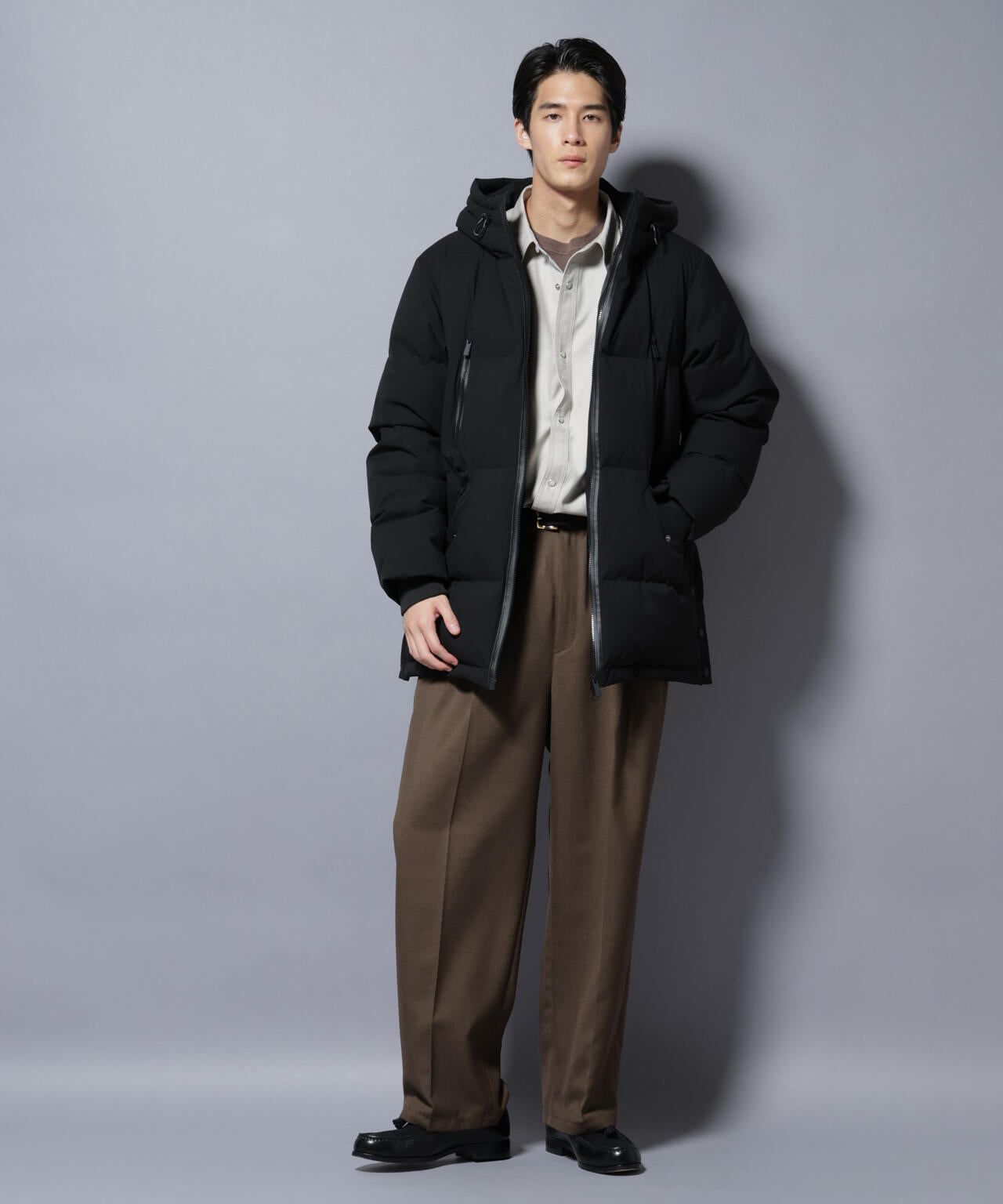 大人のワイドパンツ」ドライギャバワイドイージースラックス | NANO