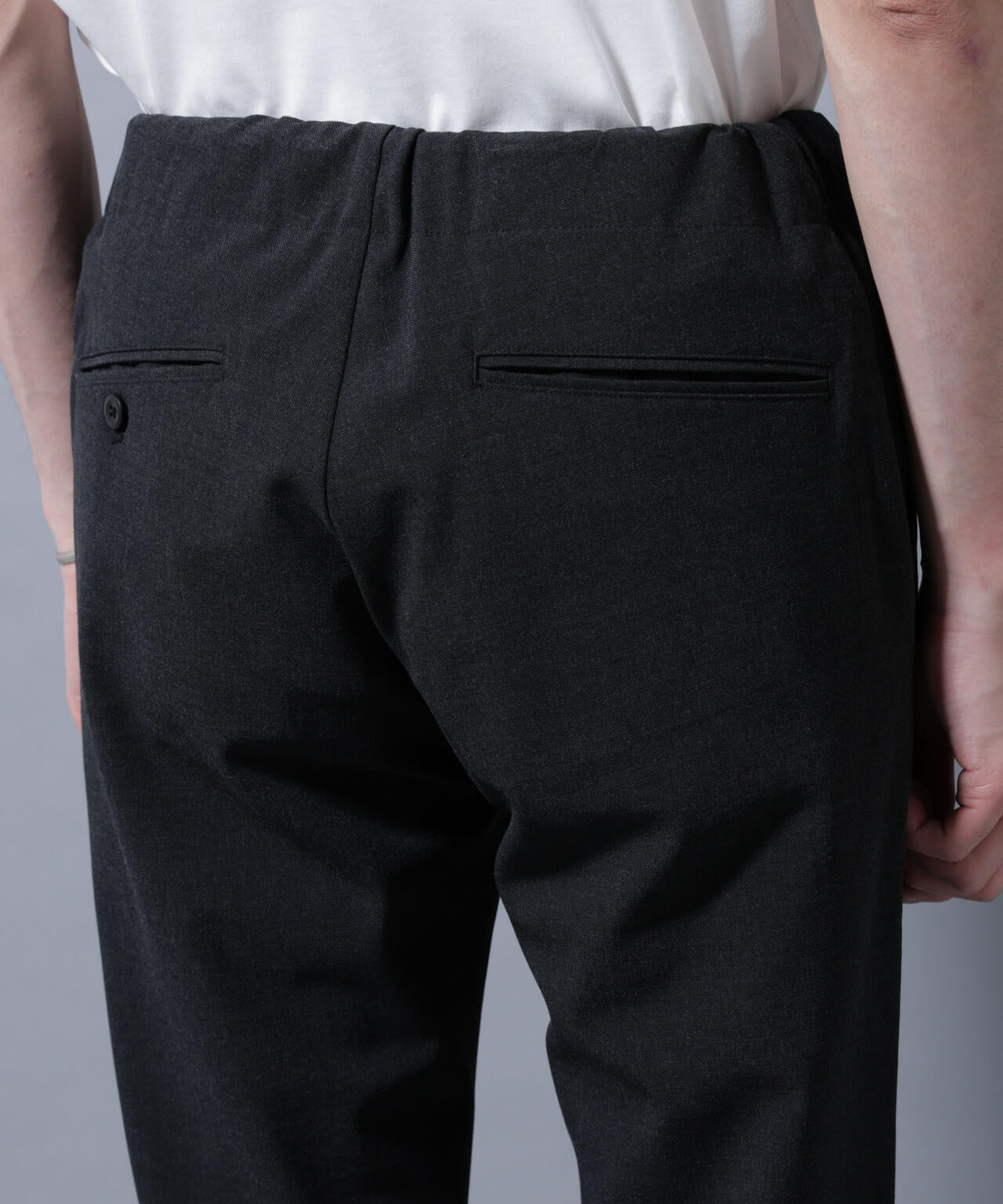 サイドリブストレッチイージーパンツ