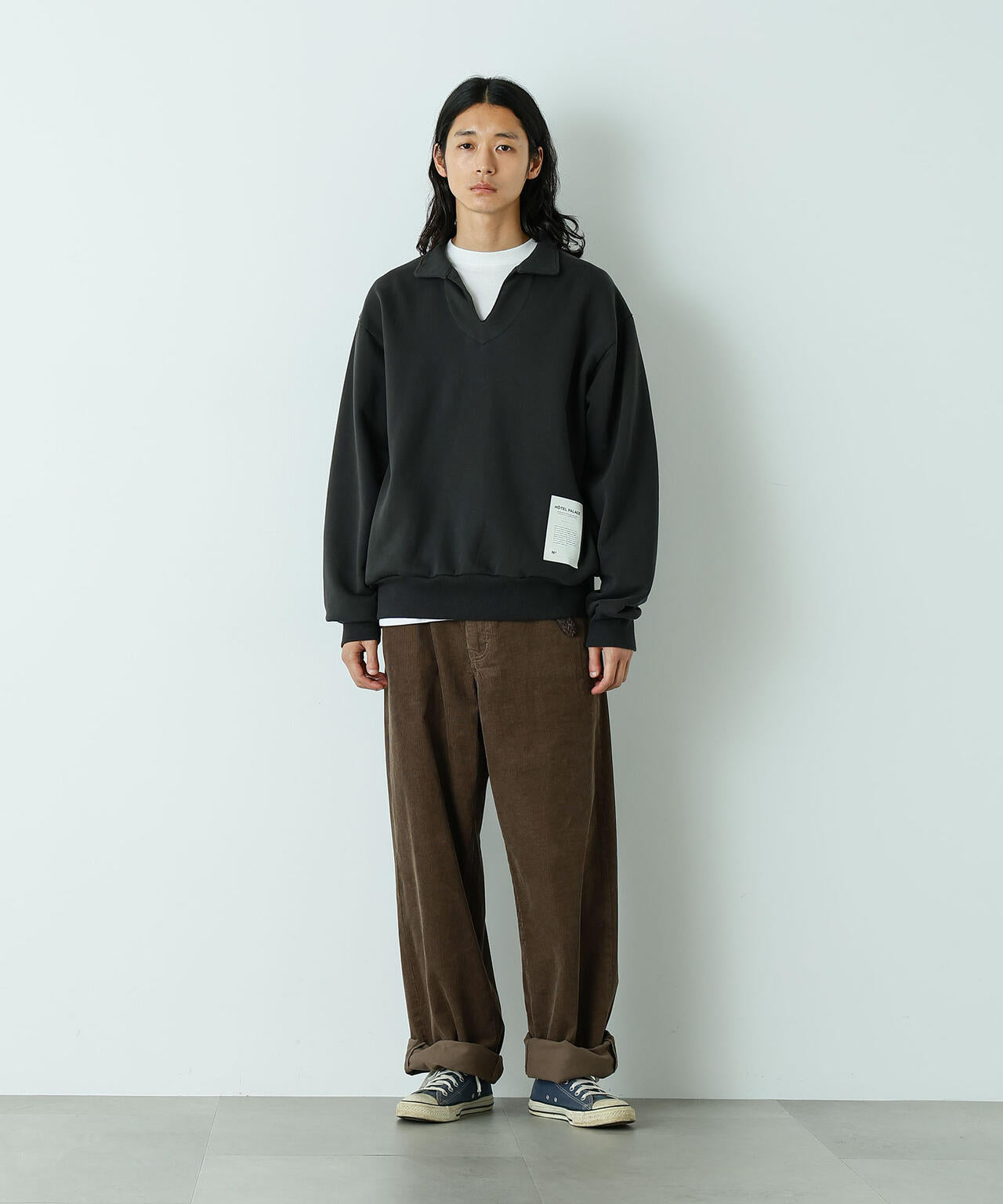 ｢HOTEL PALACE｣ ワイドストレートコーデュロイパンツ