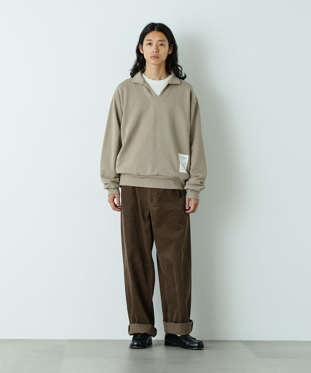 ｢HOTEL PALACE｣ ワイドストレートコーデュロイパンツ