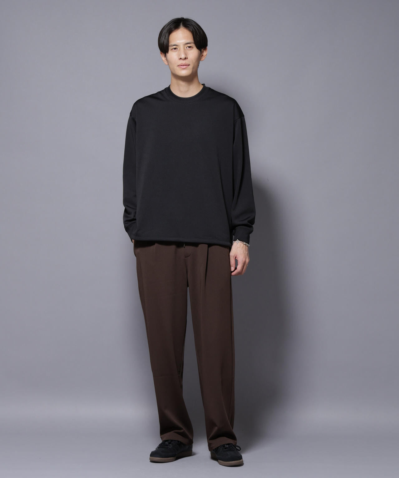 MC｣coveross(R) フリースボンディングワイドパンツ | NANO universe