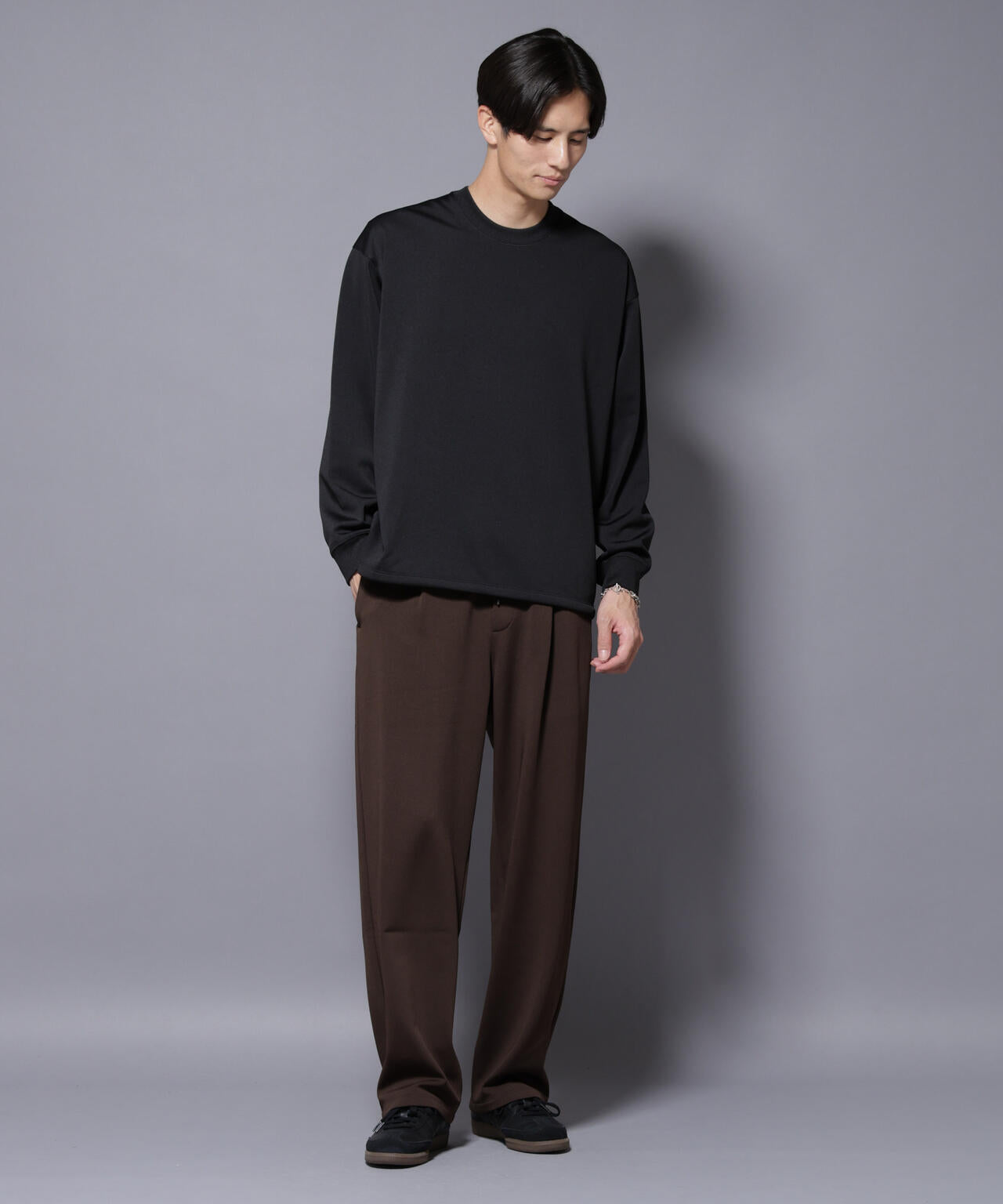 MC｣coveross(R) フリースボンディングワイドパンツ | NANO universe