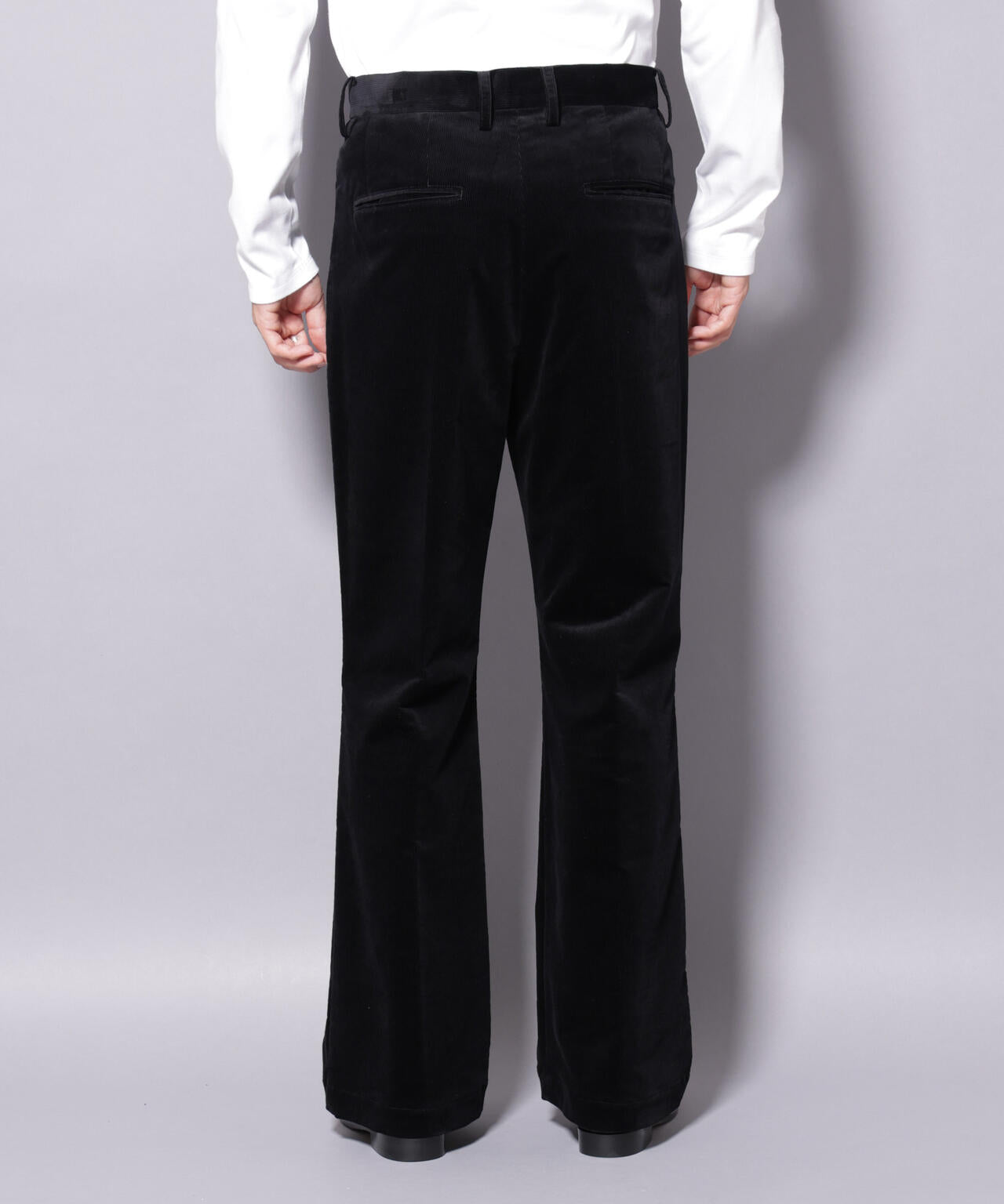 AIRコーデュロイ ライトフレアパンツ/STRETCH（セットアップ可）