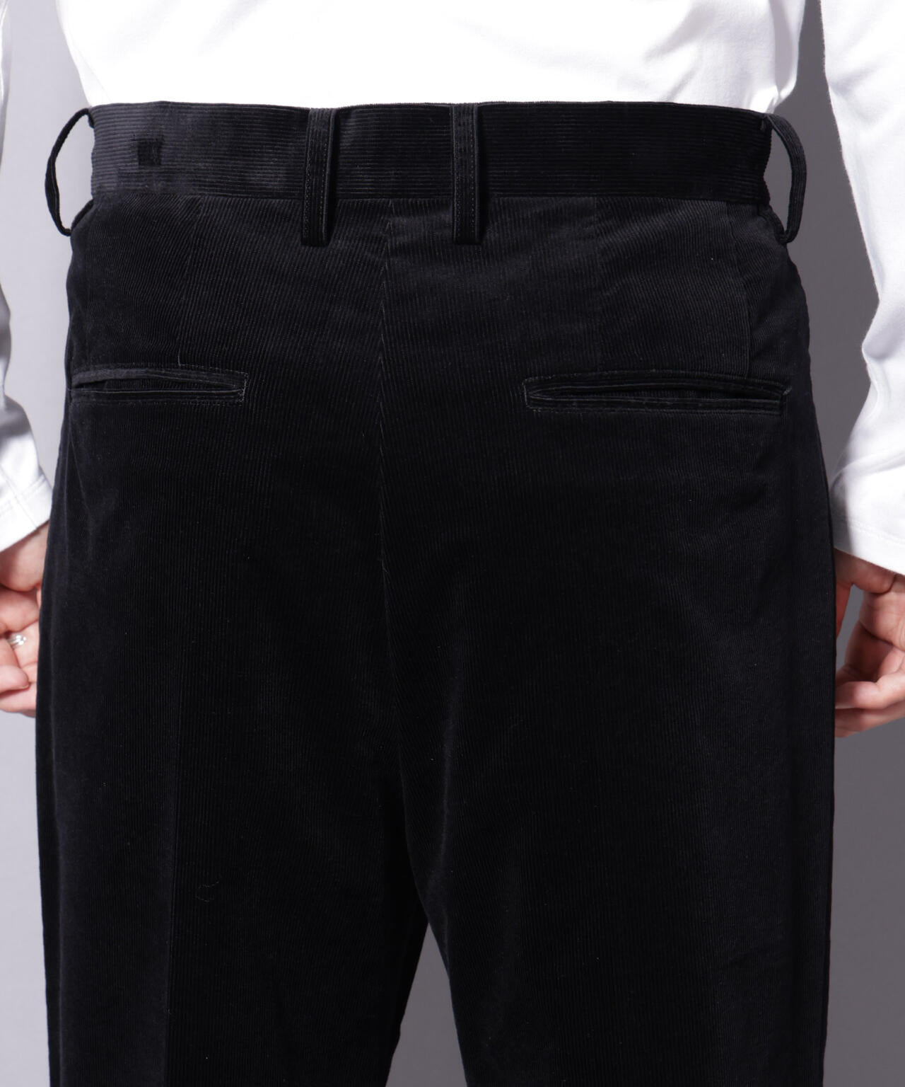 AIRコーデュロイ ライトフレアパンツ/STRETCH（セットアップ可）