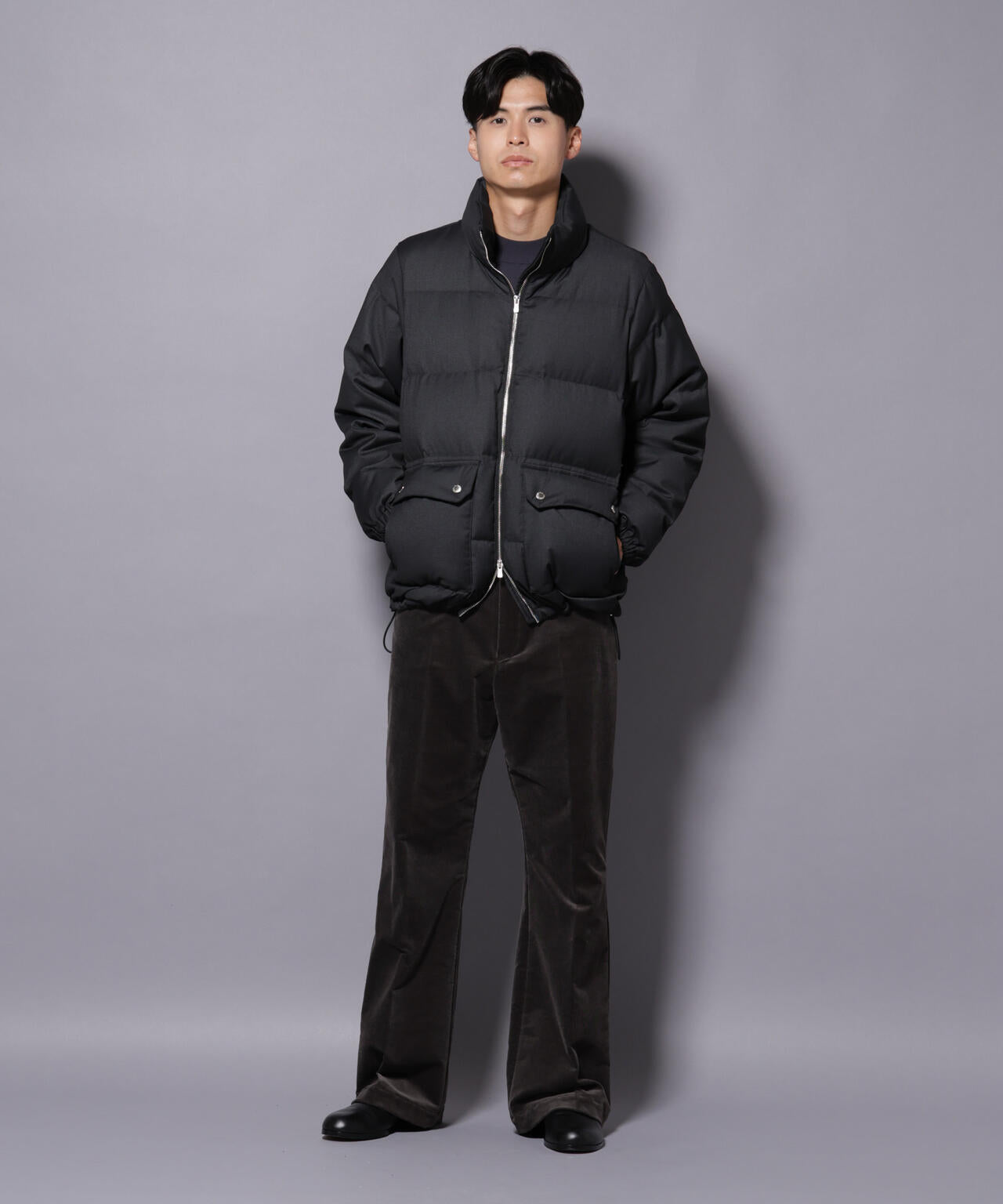 AIRコーデュロイ ライトフレアパンツ/STRETCH（セットアップ可）