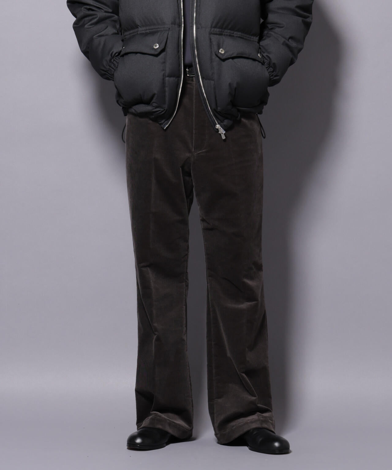 AIRコーデュロイ ライトフレアパンツ/STRETCH（セットアップ可