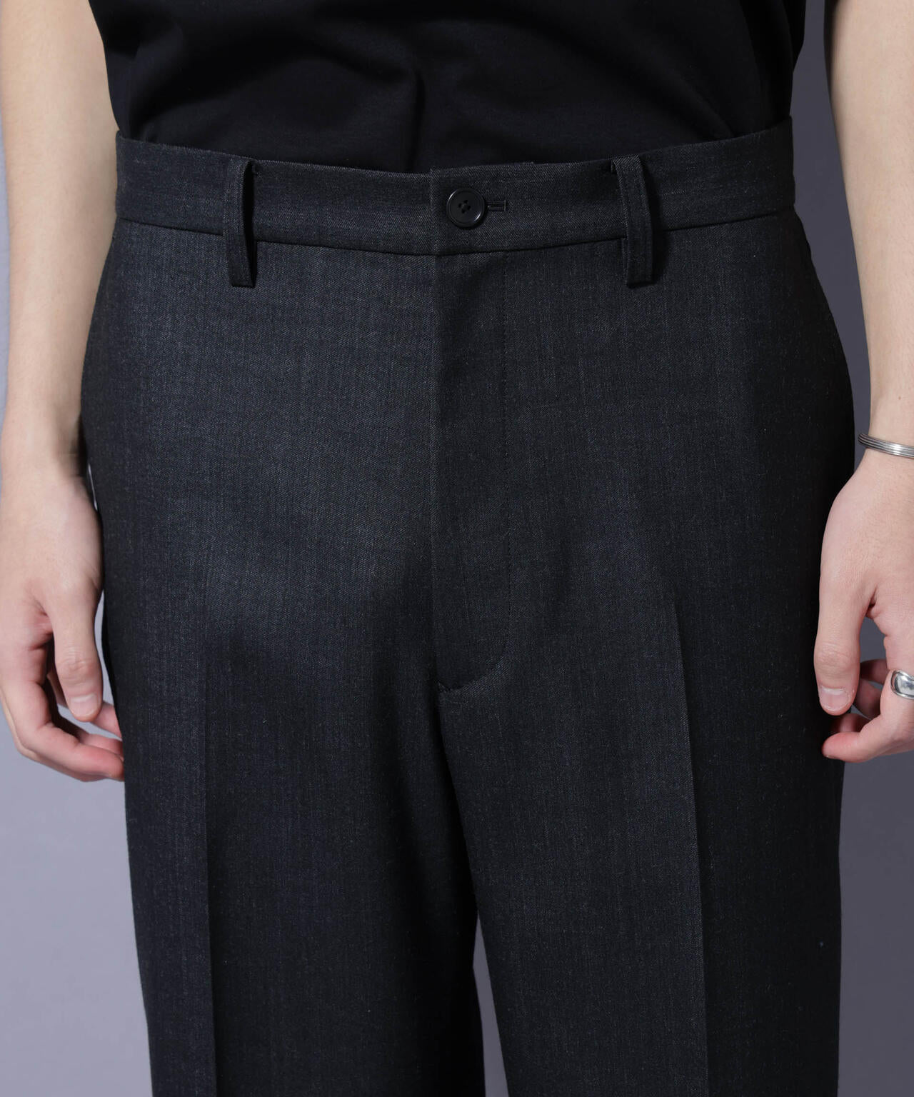 N TROUSERS PREMIUM」ウールデニムストレートパンツ/STRETCH
