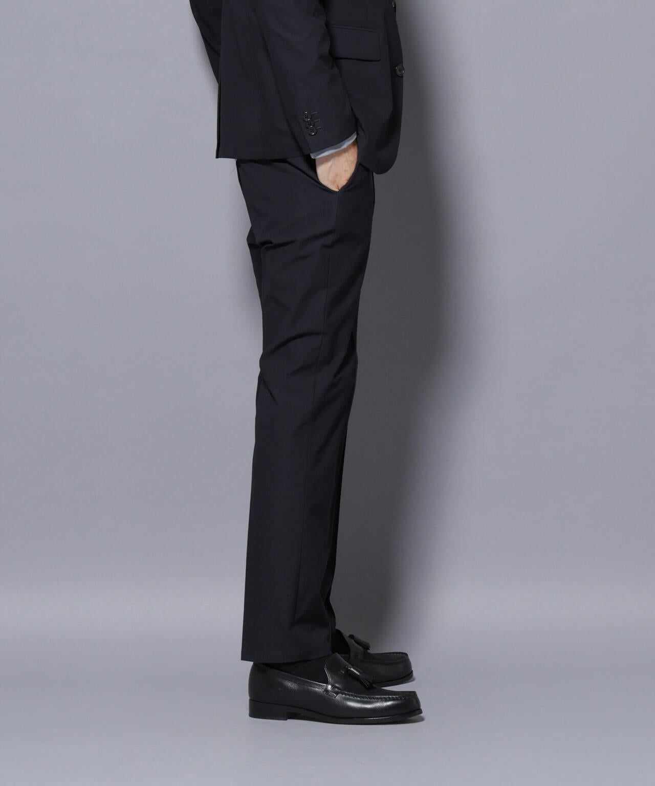 「N TROUSERS BASIC」TEXBRID(R) ツイルパンツ/ストレッチ・撥水(セットアップ可)