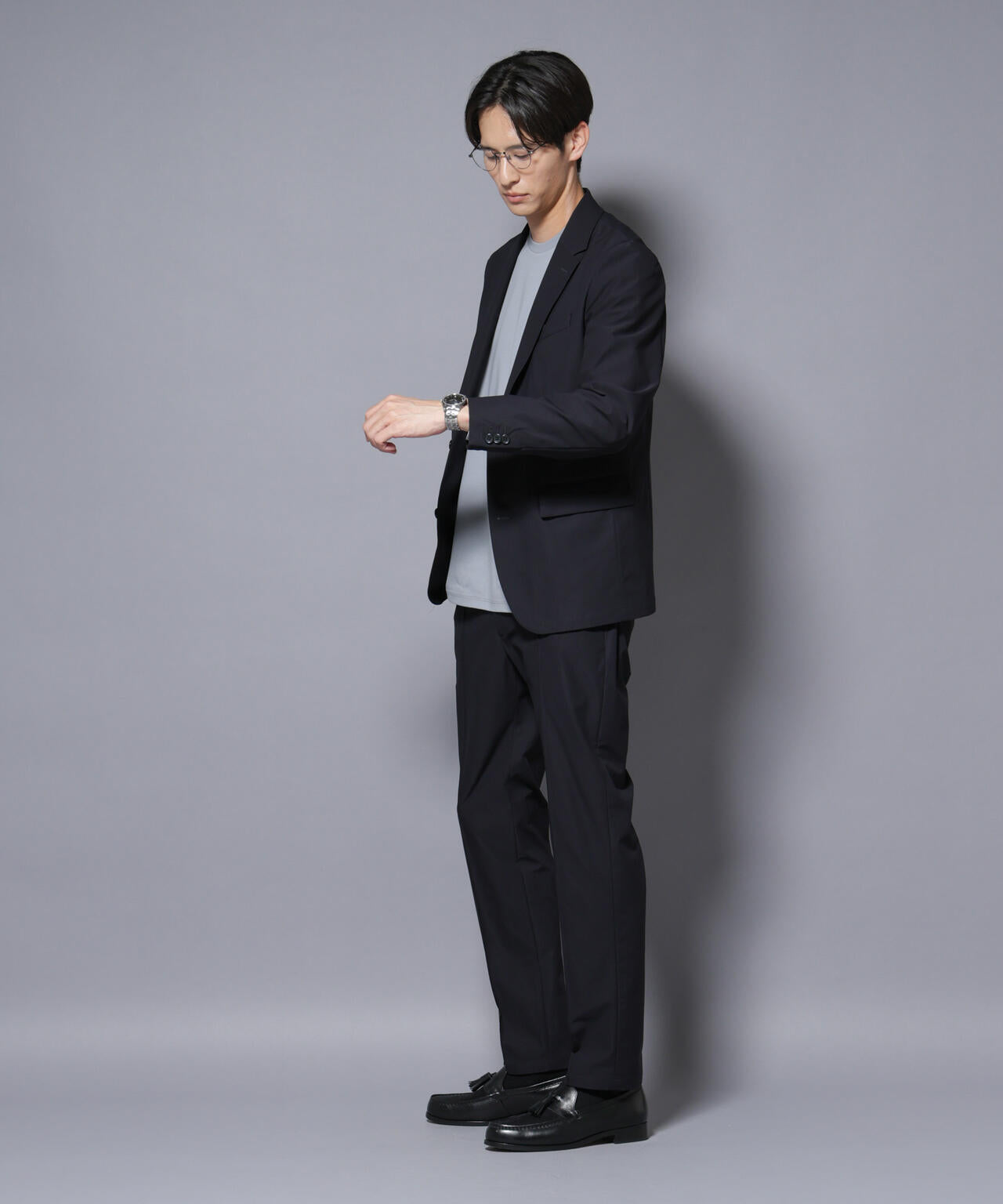 「N TROUSERS BASIC」TEXBRID(R) ツイルパンツ/ストレッチ・撥水(セットアップ可)