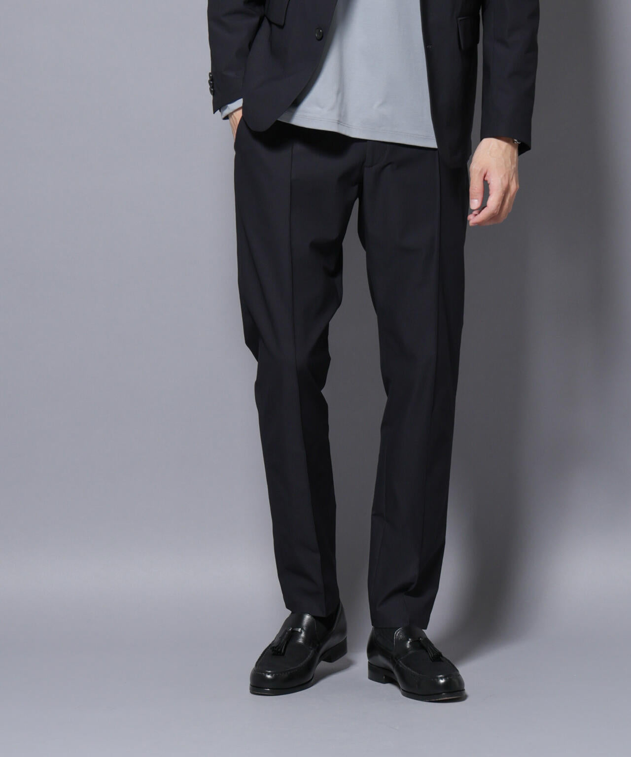 「N TROUSERS BASIC」TEXBRID(R) ツイルパンツ/ストレッチ・撥水(セットアップ可)