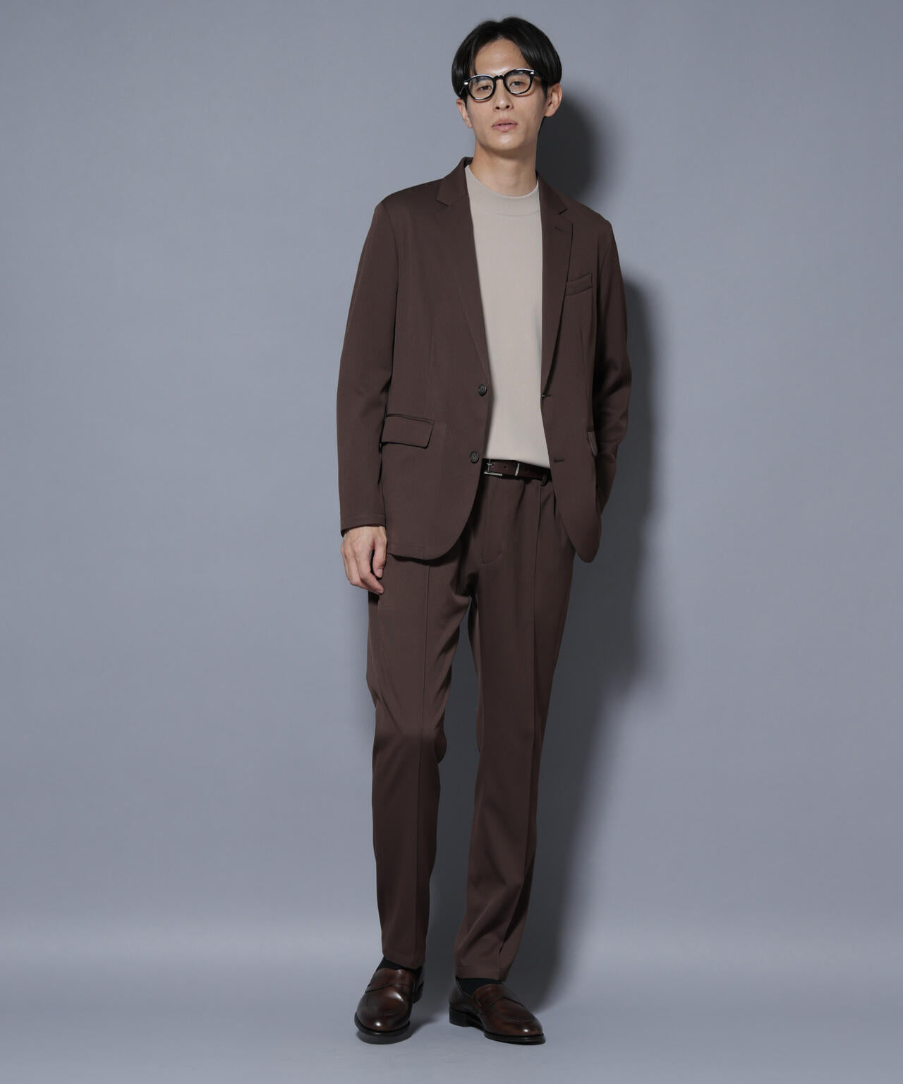 N TROUSERS BASIC」 シャドーストライプパンツ(セットアップ可) | NANO
