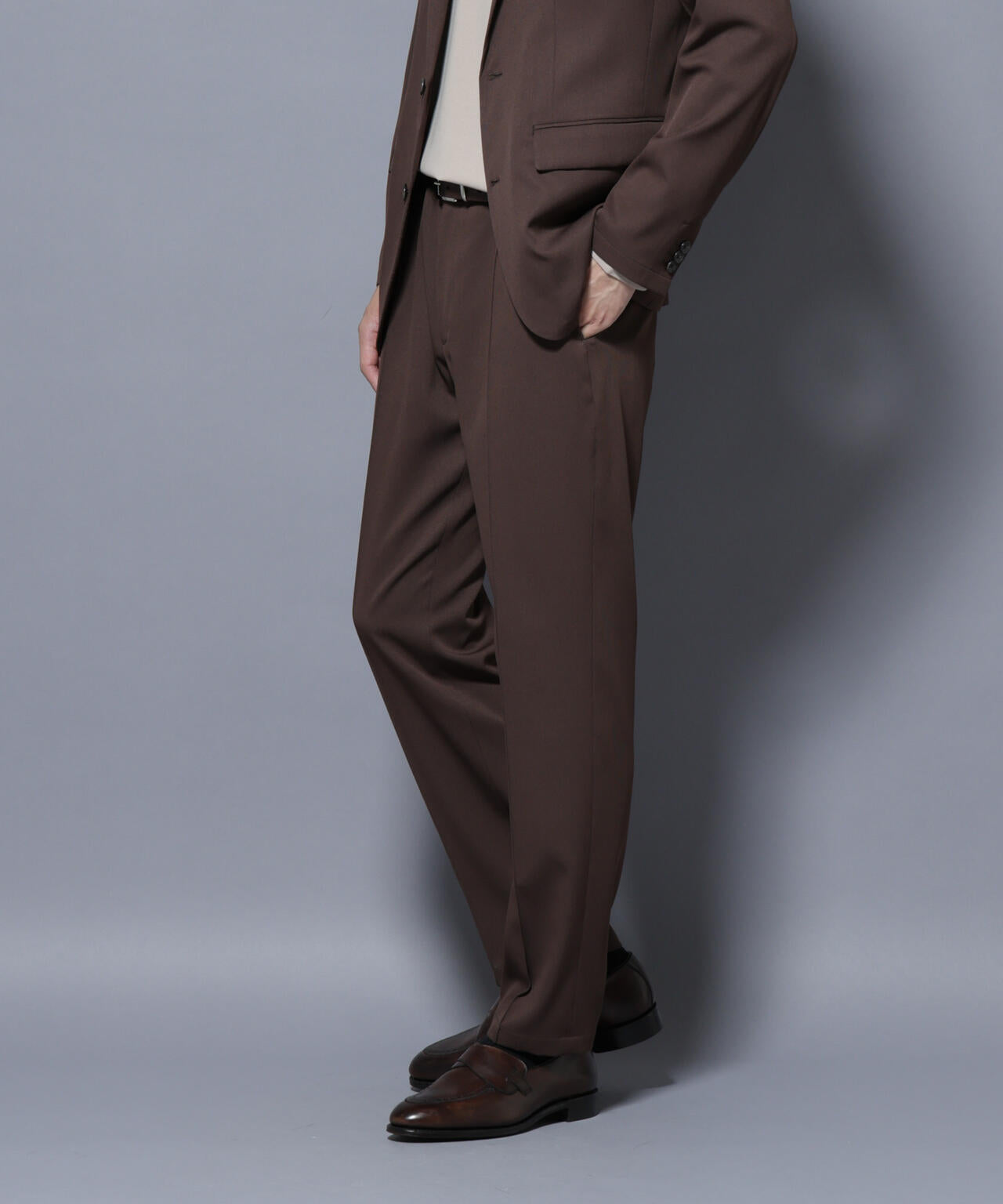 N TROUSERS BASIC」 シャドーストライプパンツ(セットアップ可) | NANO