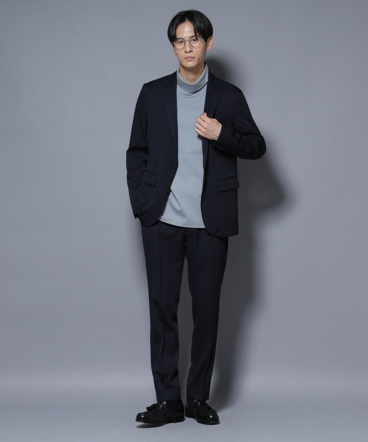N TROUSERS BASIC」 シャドーストライプパンツ(セットアップ可) | NANO